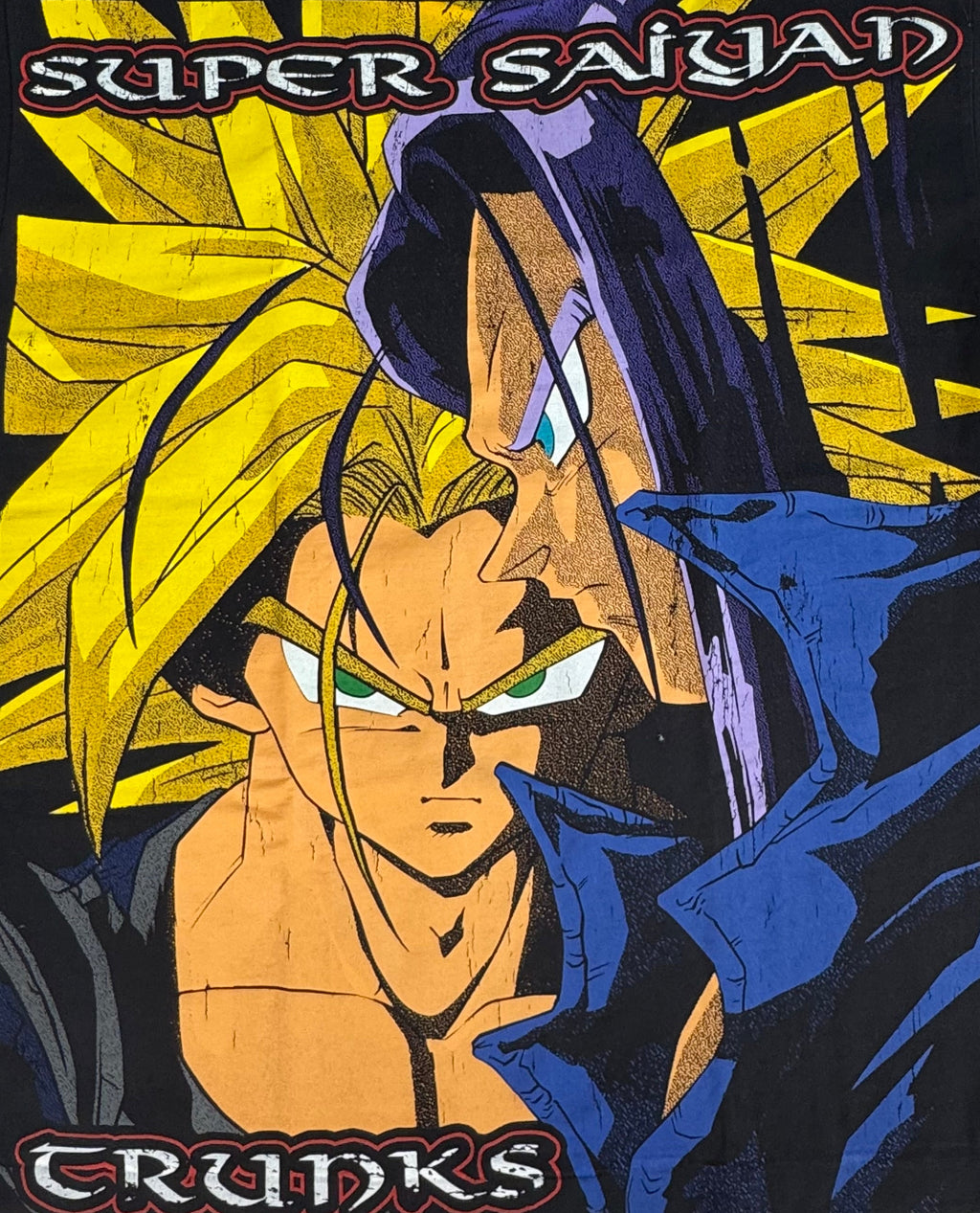 Dragon Ball - Super Saiyan Trunks Yellow Hair / Z Fighters T-Shirt - XL