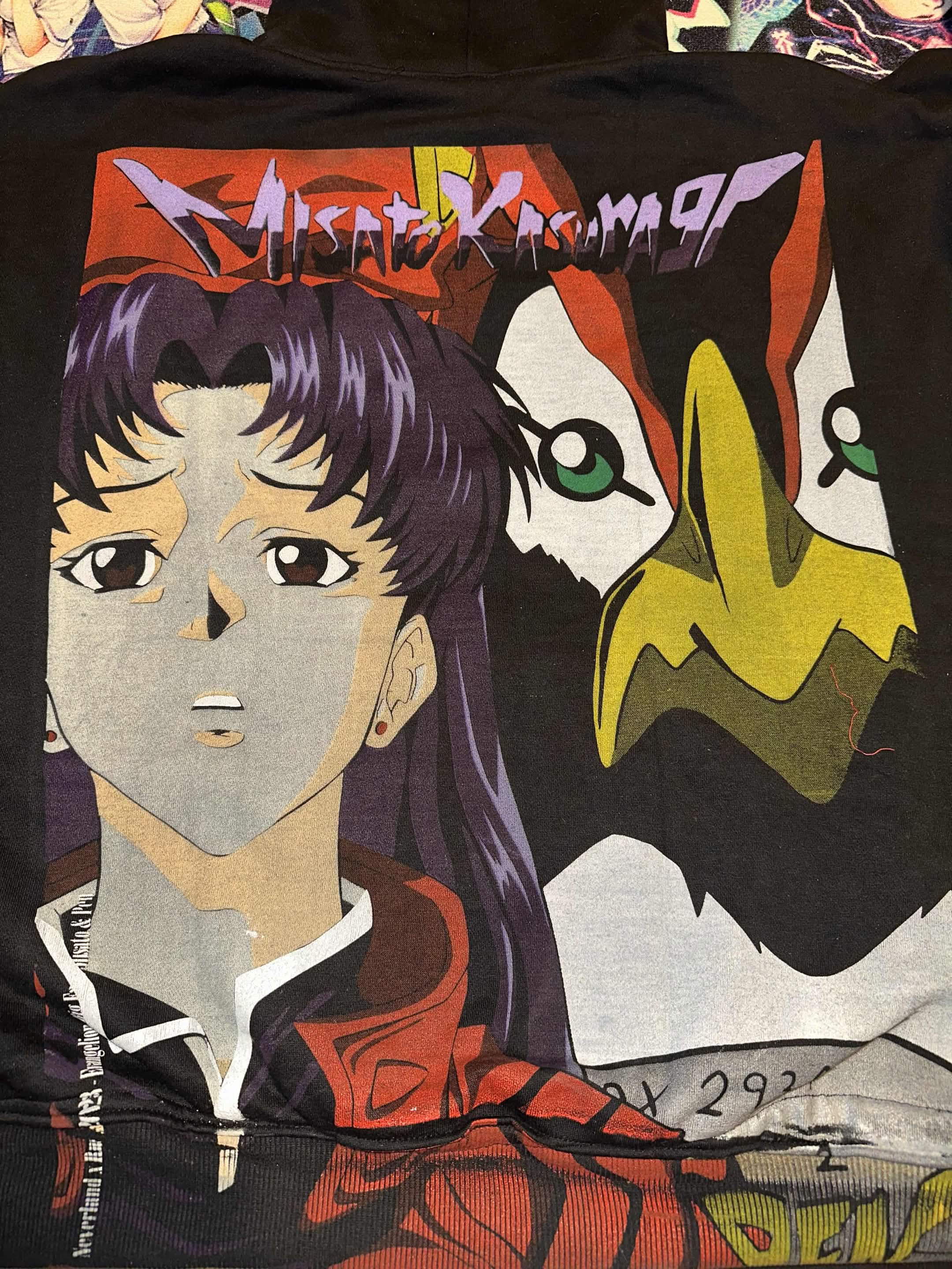 Evangelion hoodie 1:1 back