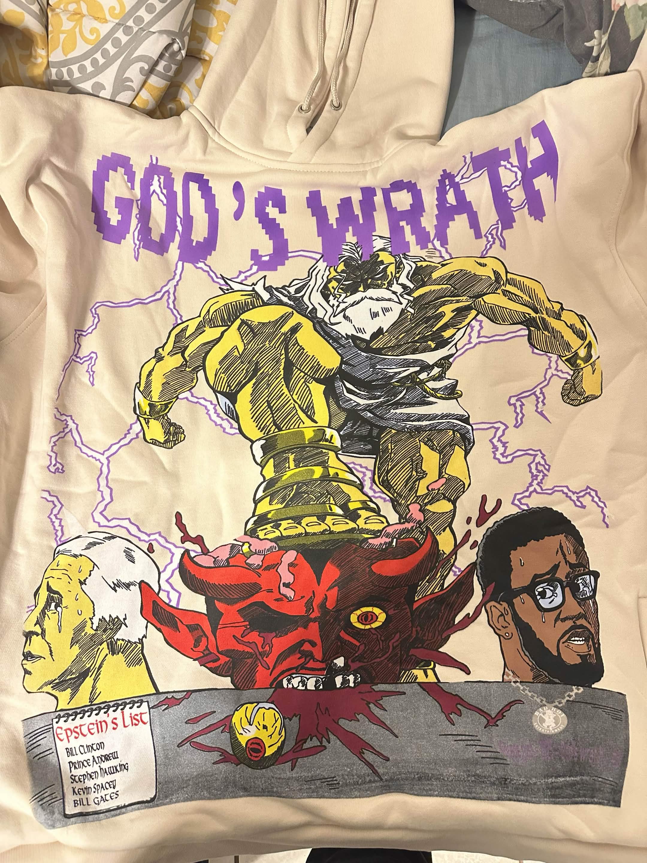 God's Wrath hoodie front