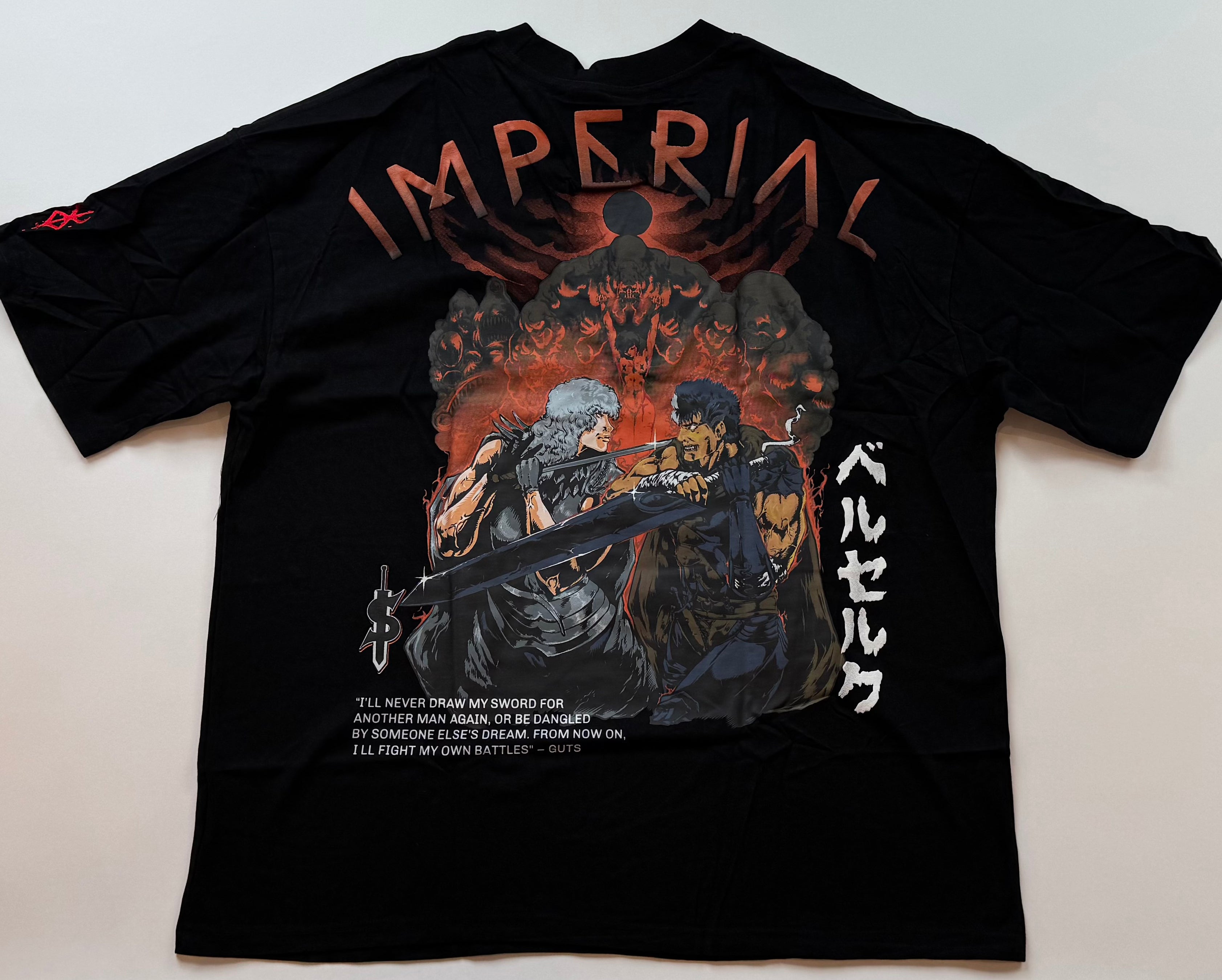 Berserk - Good V. Evil - Embroidered, Puff-Print Ink - T-Shirt - XL