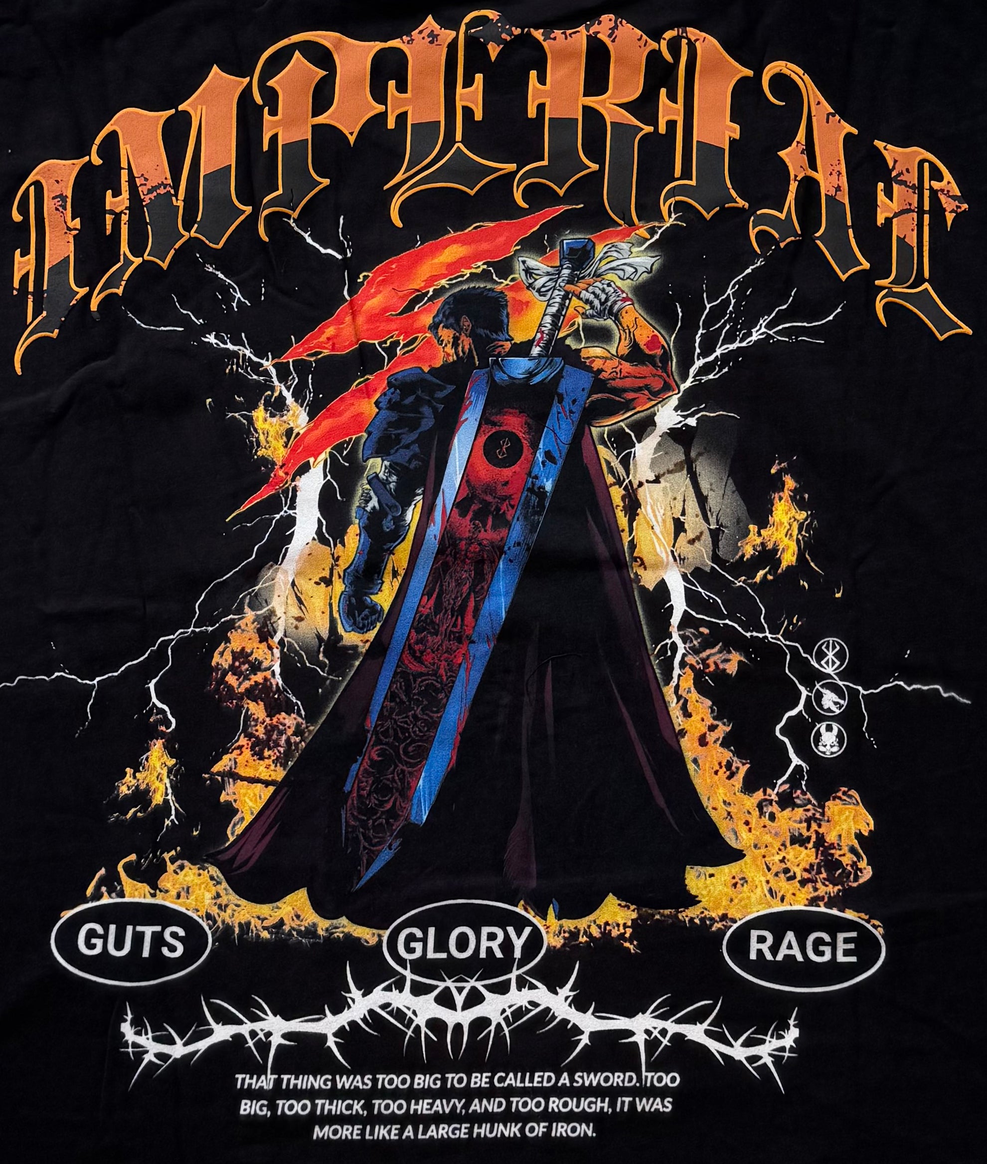 Berserk - Hell Vanquisher 2.0 - Embroidered, Puff Print Ink - T