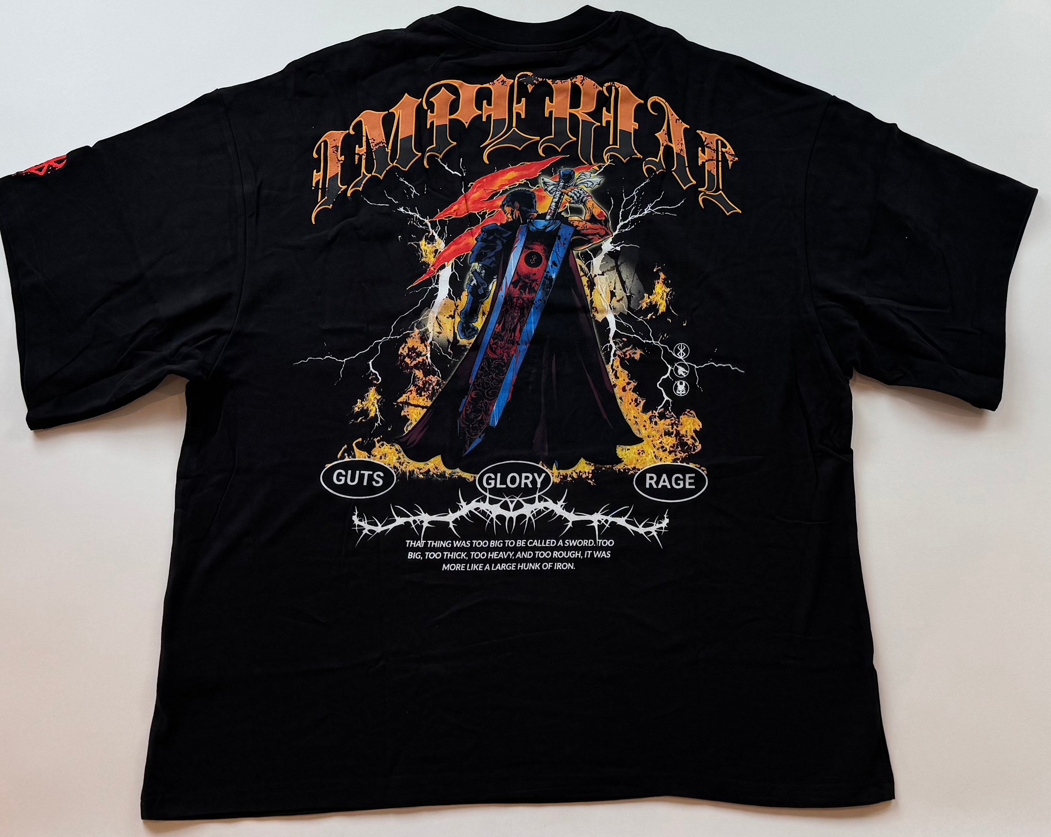 Berserk - Hell Vanquisher 2.0 - Embroidered, Puff Print Ink - T