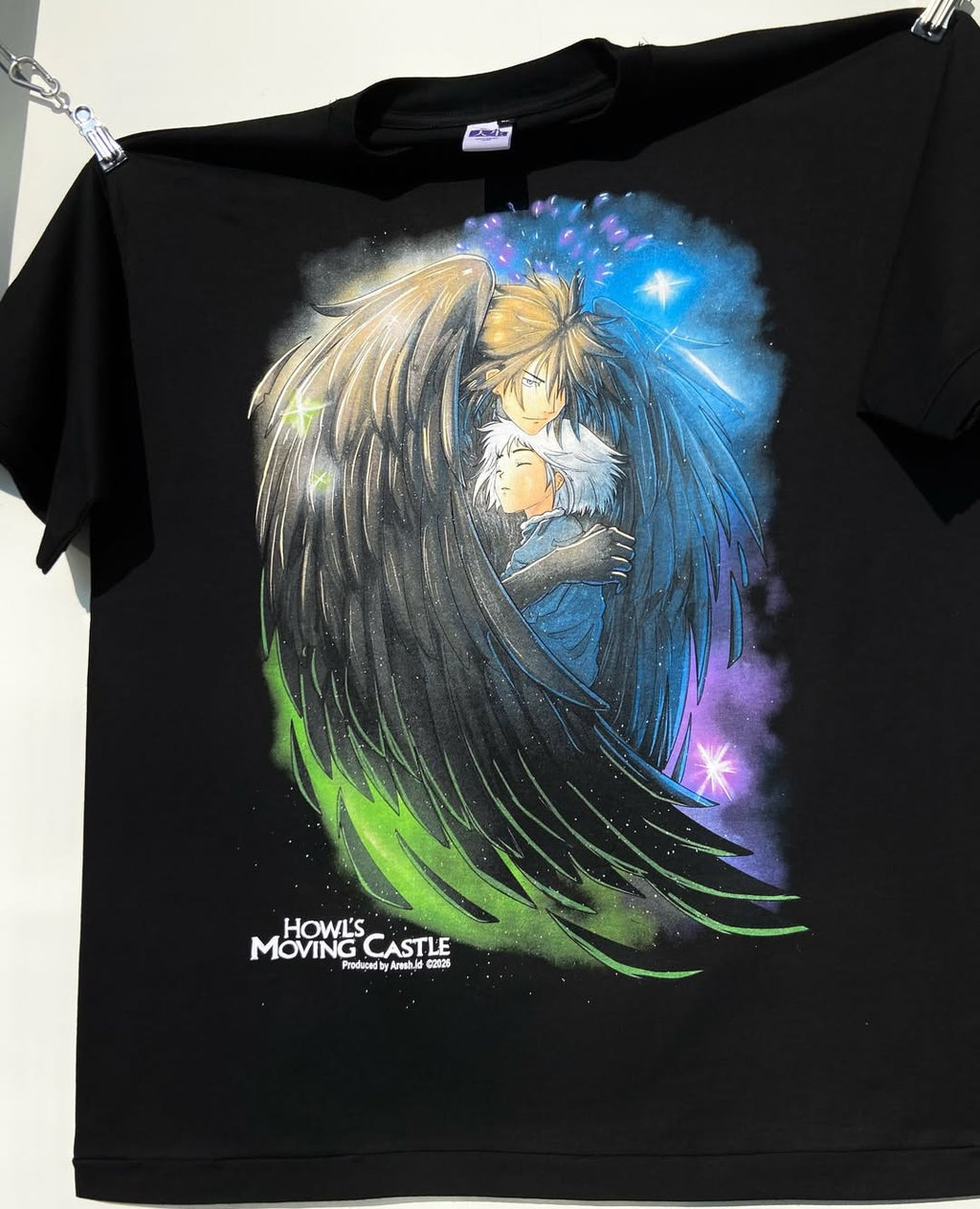 Howling Castle, Howl and Sophie front