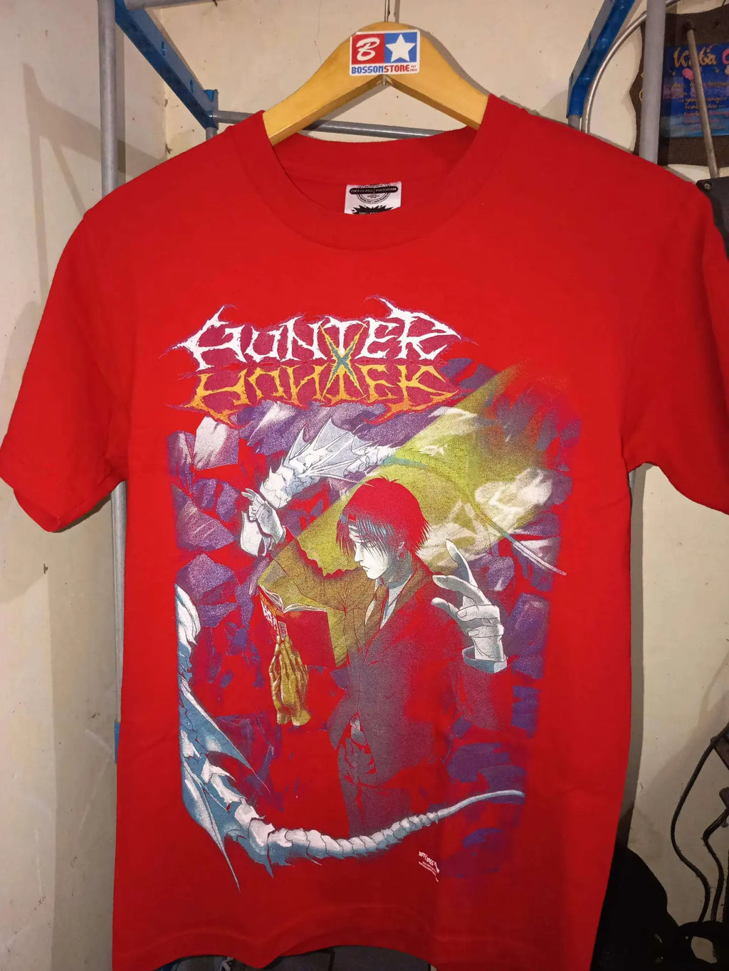 Hunter x Hunter - Chrollo : Phantom Troupe - Red T-Shirt front 1