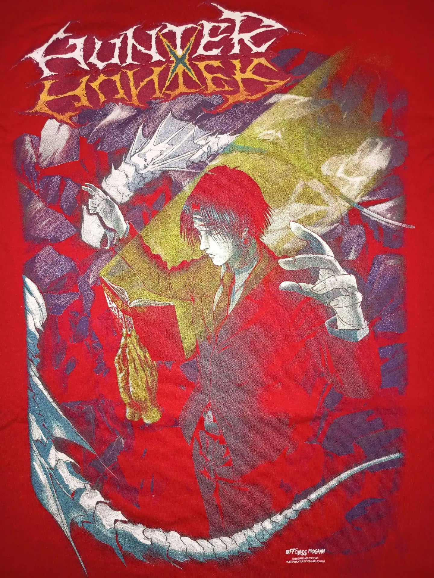 Hunter x Hunter - Chrollo : Phantom Troupe - Red T-Shirt front zoom 2