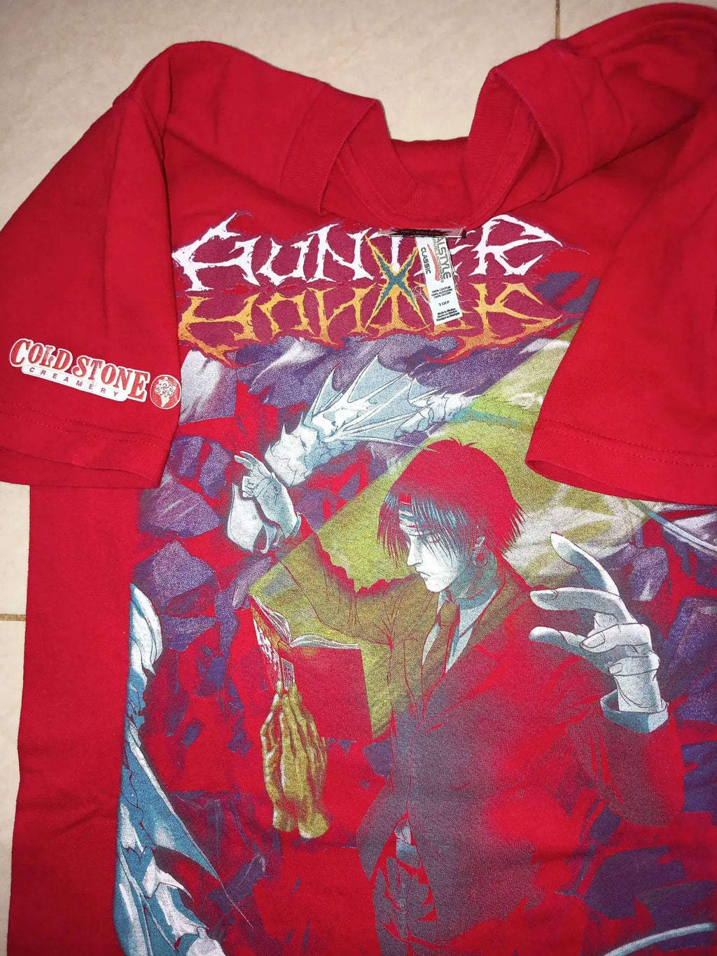 Hunter x Hunter - Chrollo : Phantom Troupe - Red T-Shirt sleeve