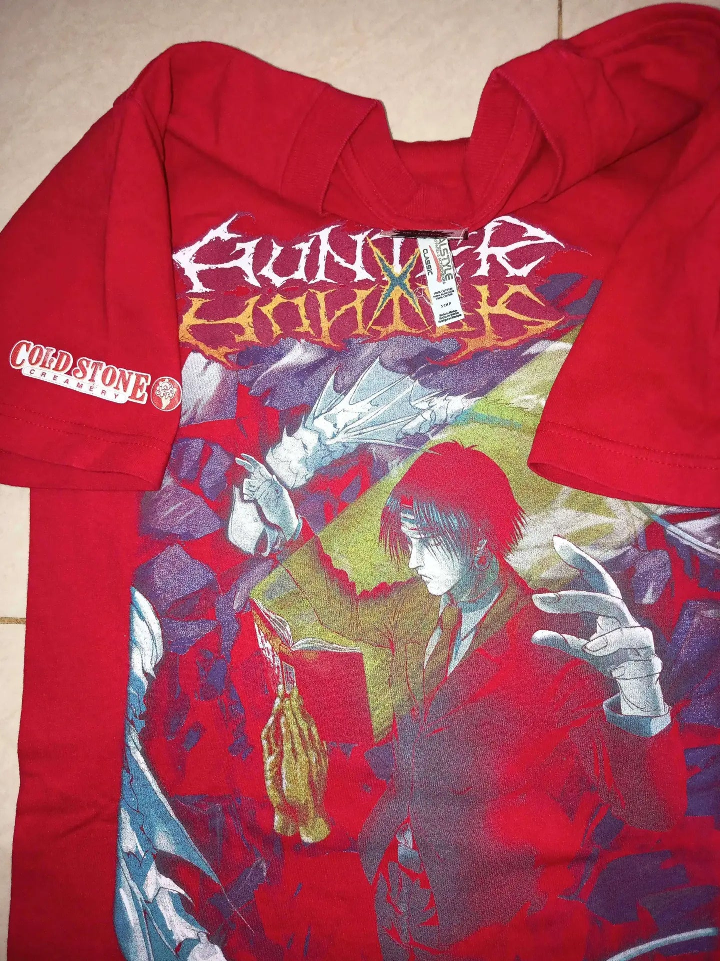 Hunter x Hunter - Chrollo : Phantom Troupe - Red T-Shirt sleeve