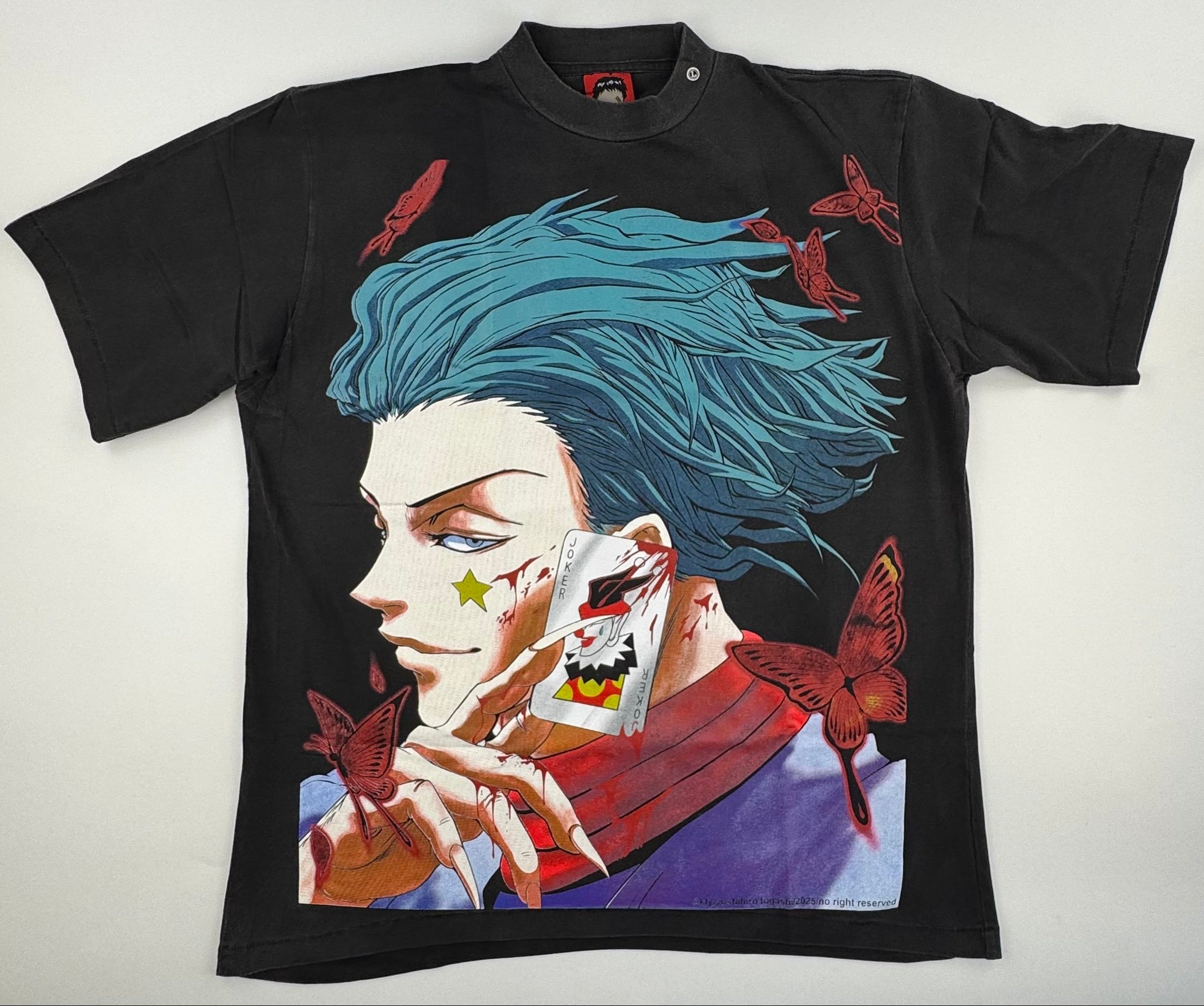 Hunter x Hunter - Hisoka Gon Killua Kurapica Illumi fadded black L Front