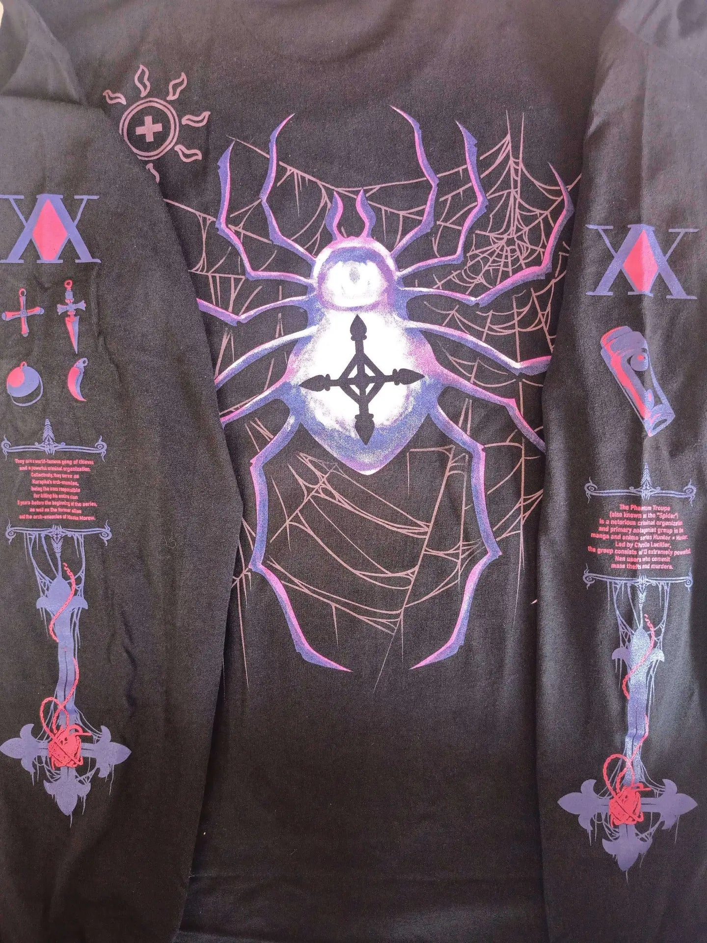 Hunter x Hunter - Phantom Troupe Longsleeve Shirt sleeves
