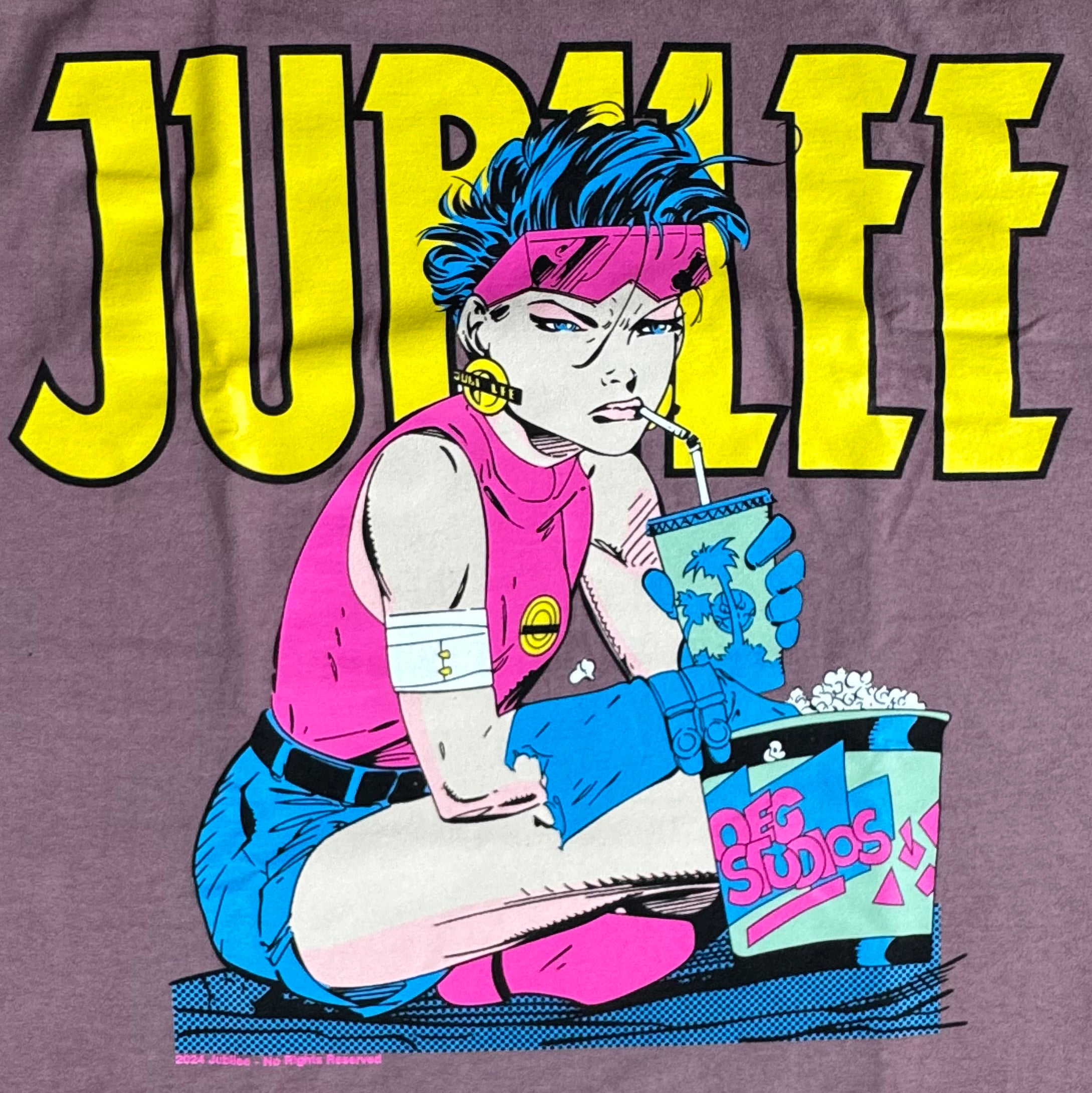 Jubilee X-Men Popcorn T-Shirt - XL