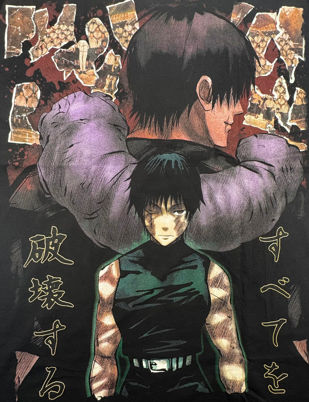 Jujutsu Kaisen - Maki Zenin / Toji - Black T-Shirt - XL