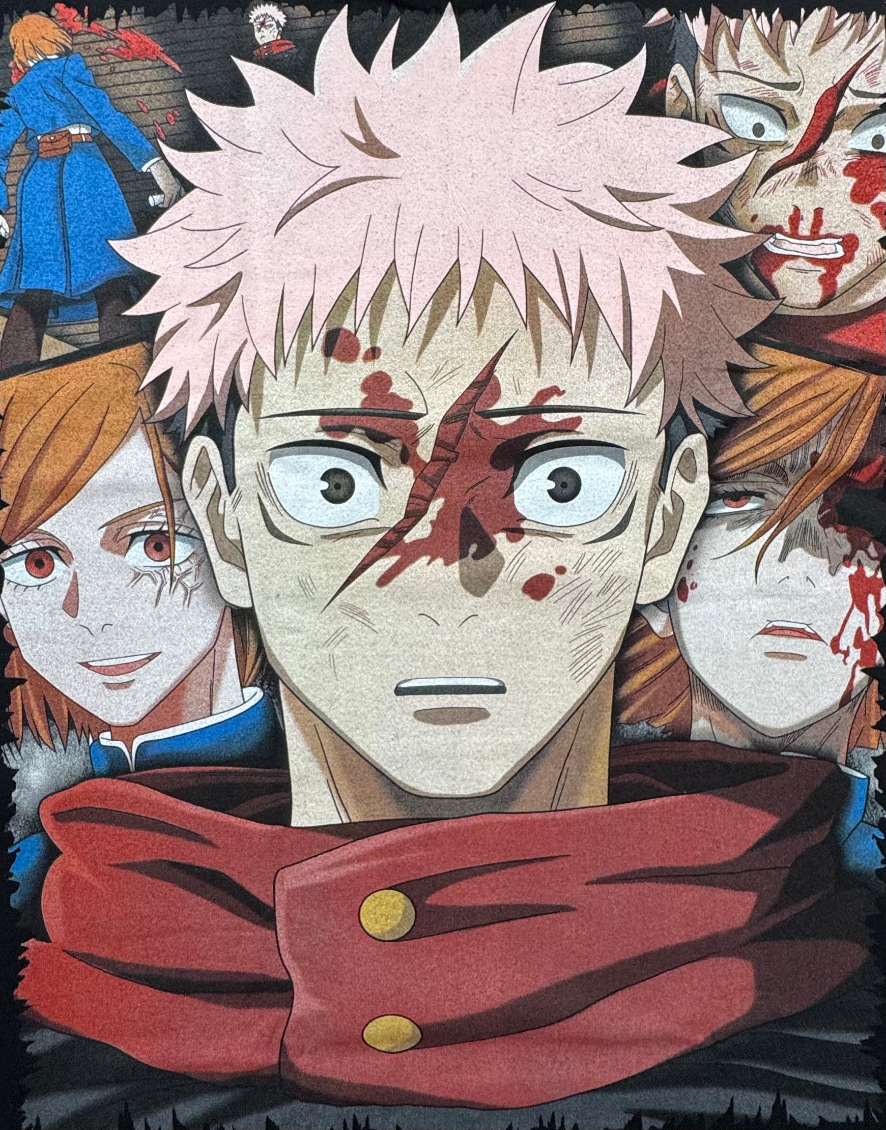 Jujutsu Kaisen - Nobara Kugisaki Bigface Broken Glass / Itadori - T-Shirt - 2XL