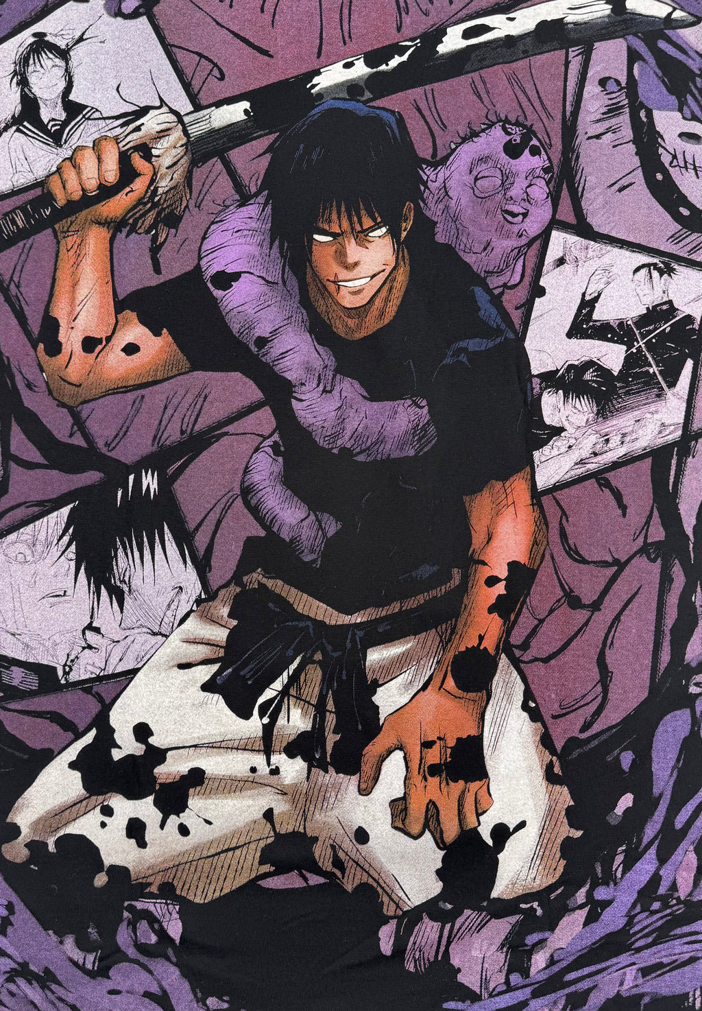 Jujutsu Kaisen - Toji Fushiguro Bigface - T-Shirt - XL