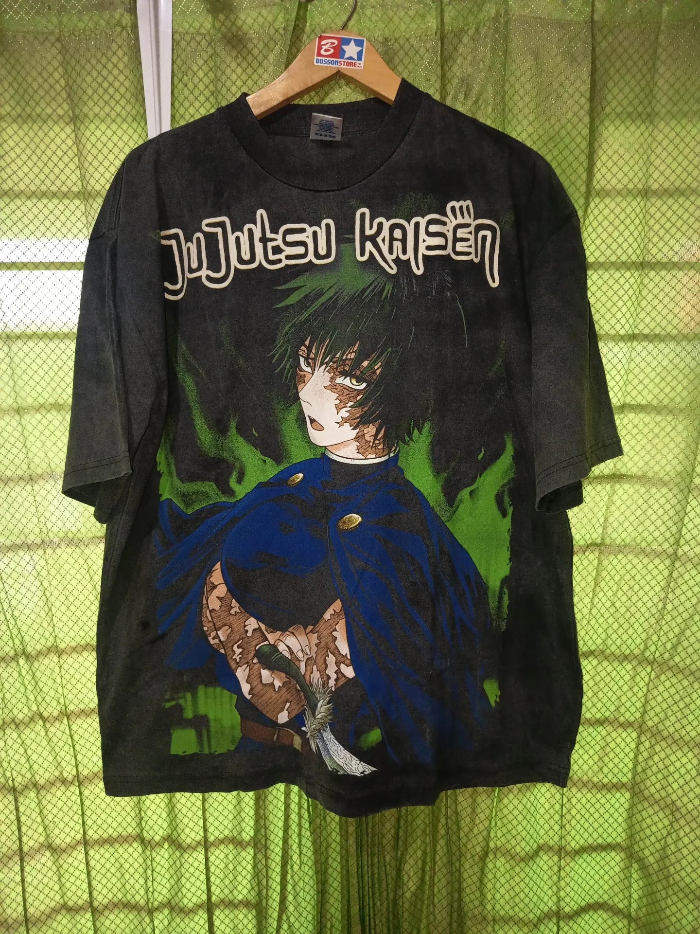 Jujutsu Kaisen - Maki Slaughterfest - Faded Black T-Shirt front