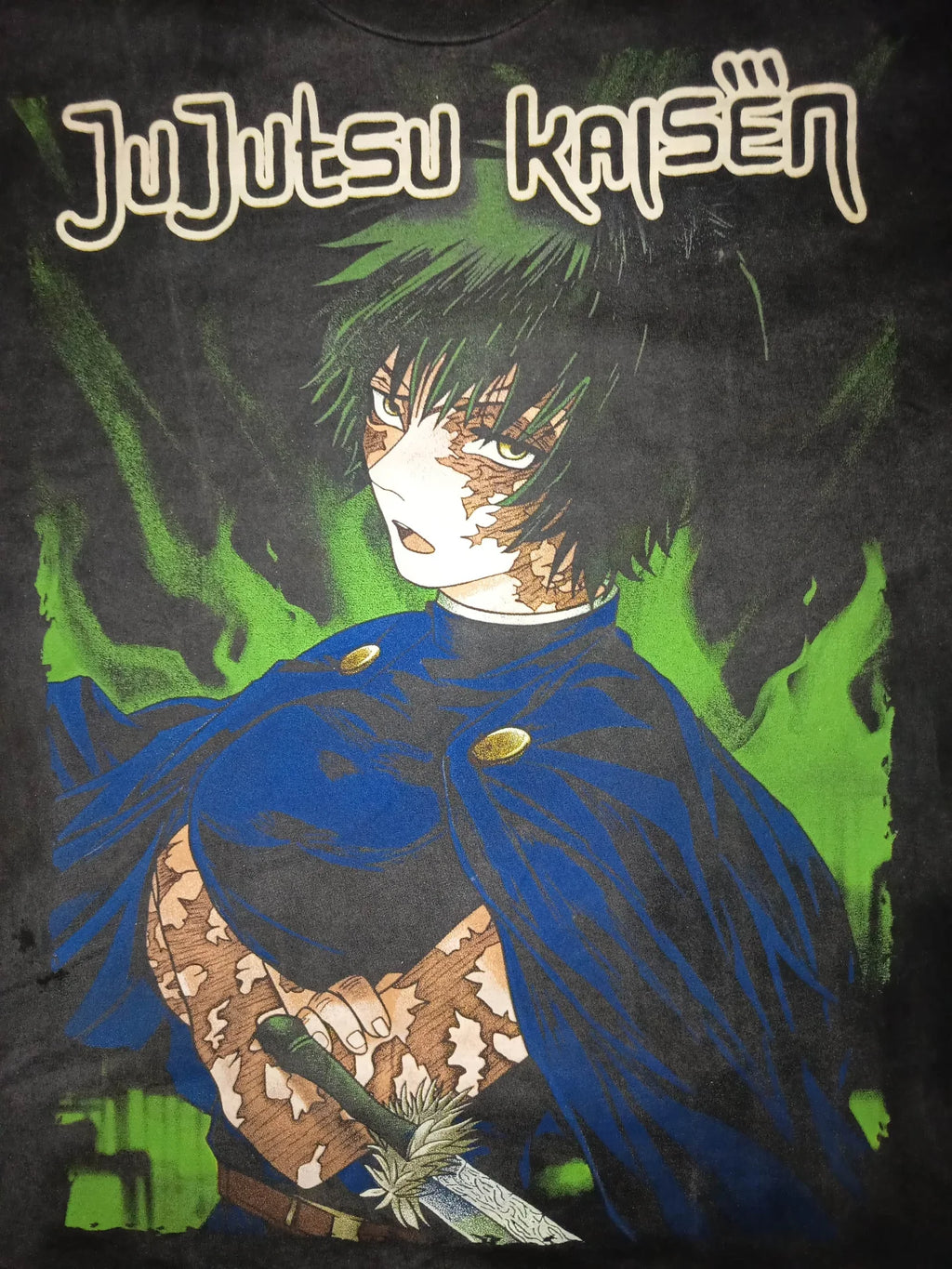 Jujutsu Kaisen - Maki Slaughterfest - Faded Black T-Shirt front zoom