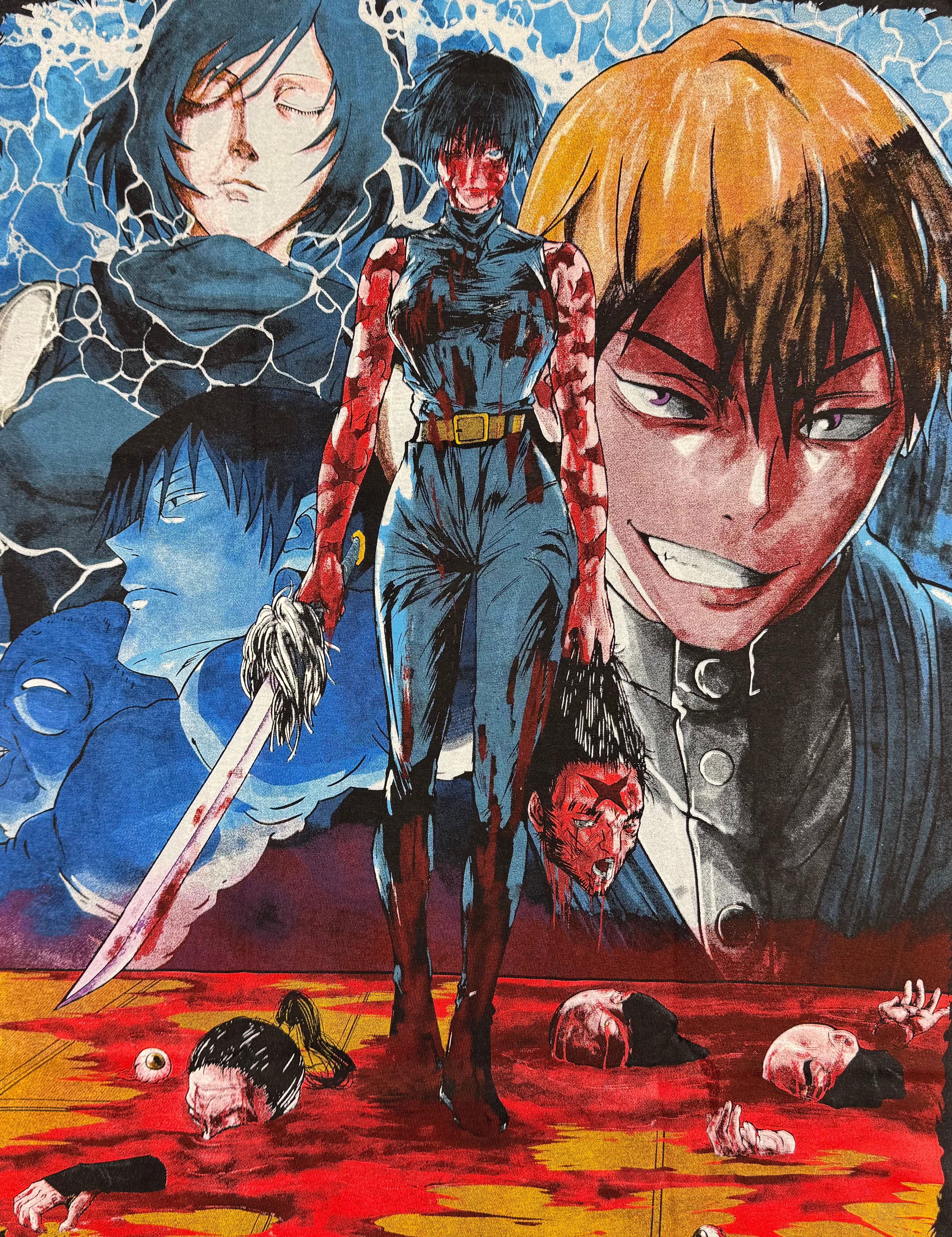 Jujutsu Kaisen - Maki Zenin - faded black XL Back Zoom