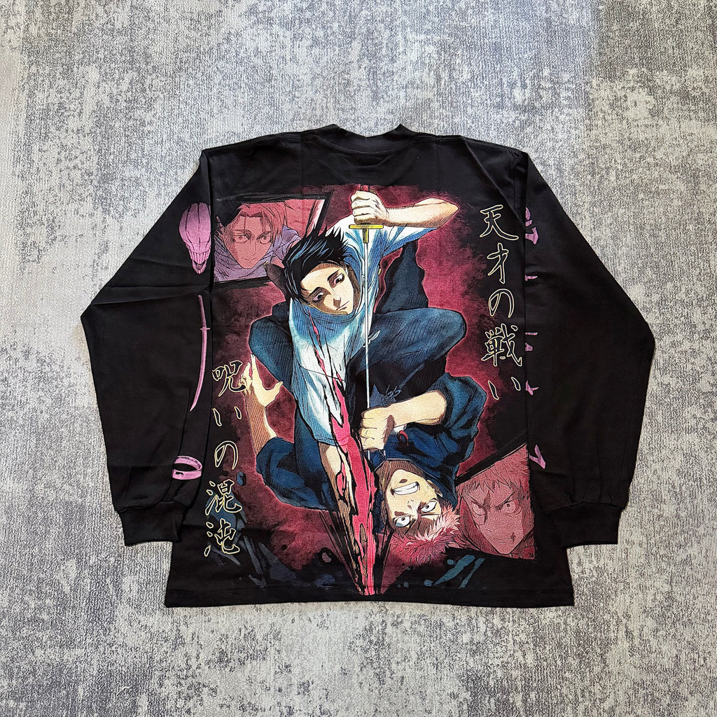 Jujutsu Kaisen - Yuta Bigface - Longsleeve Shirt back