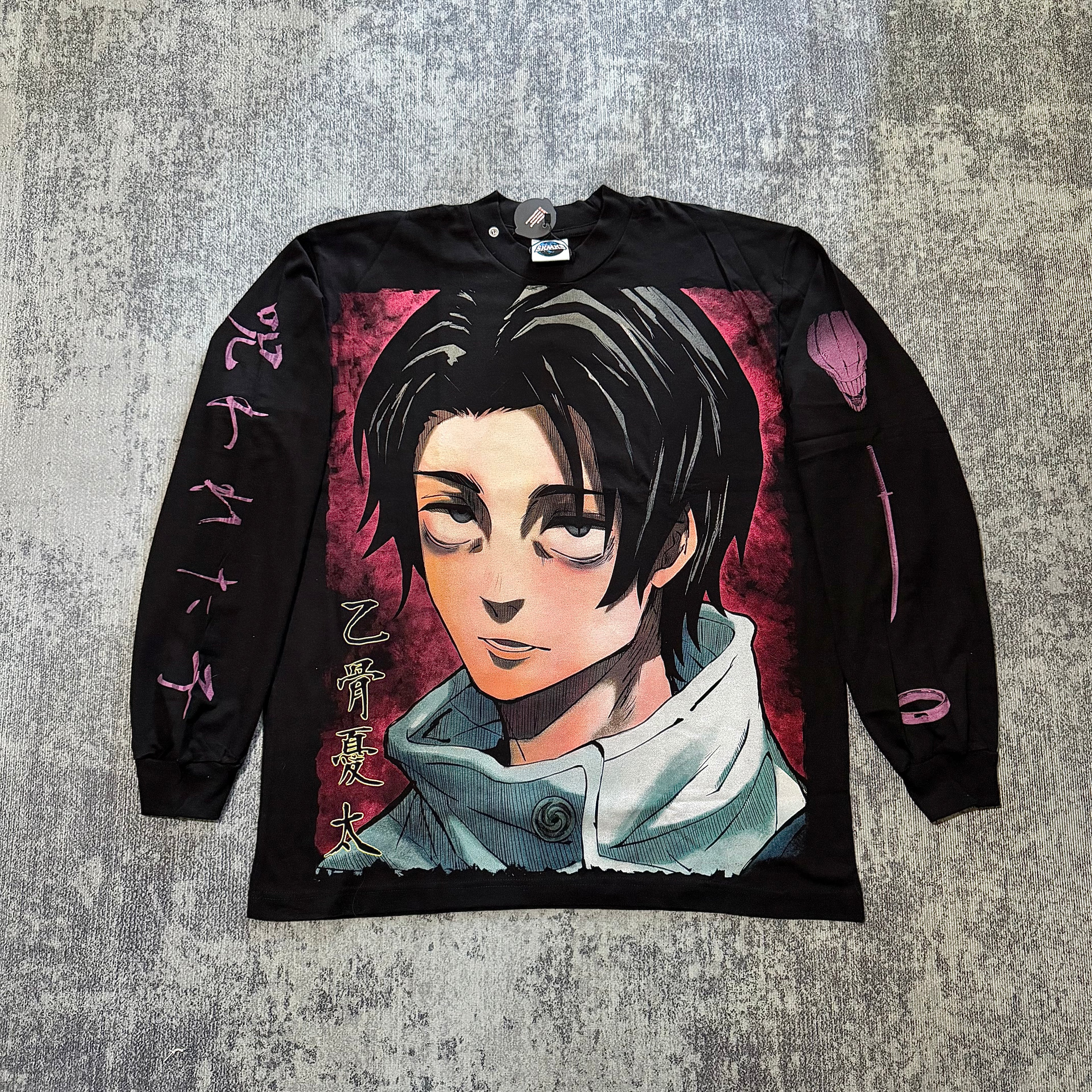 Jujutsu Kaisen - Yuta Bigface - Longsleeve Shirt front