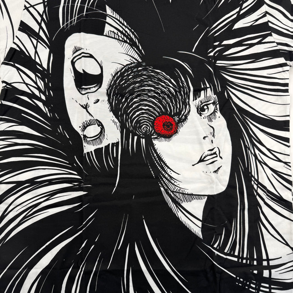 Junji Ito Uzumaki - Tomie b_w AOP - XL - New with tags Front Zoom