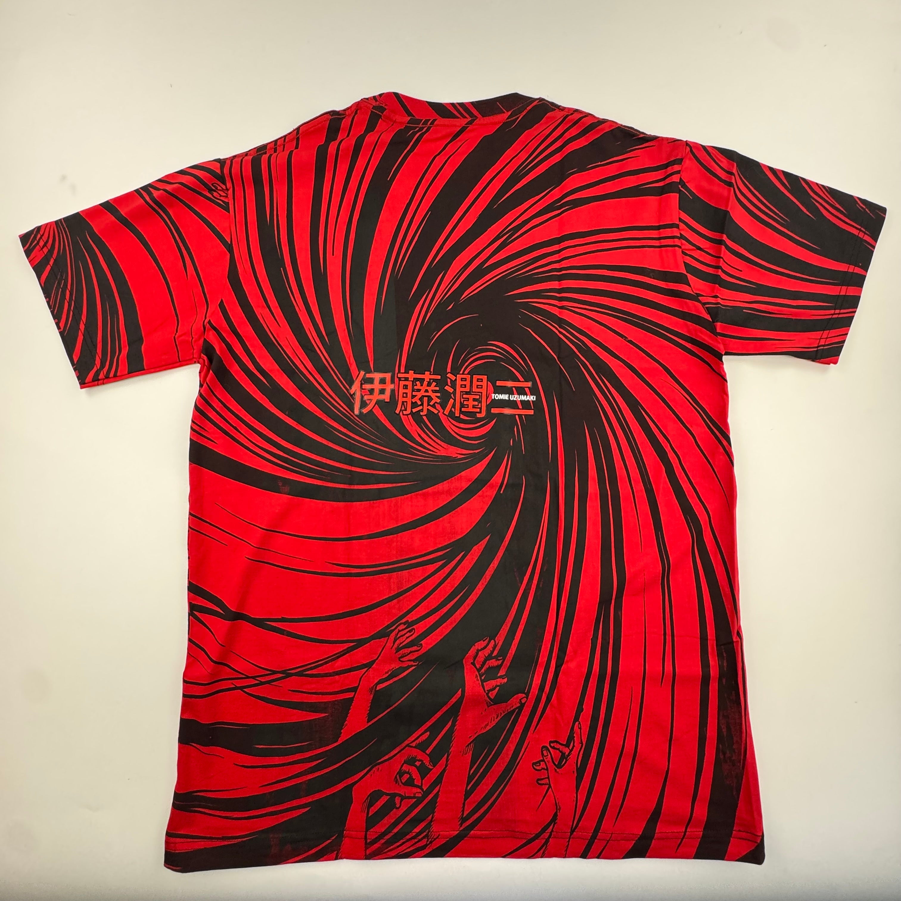 Junji Ito Uzumaki - Tomie red and black AOP - XL Back