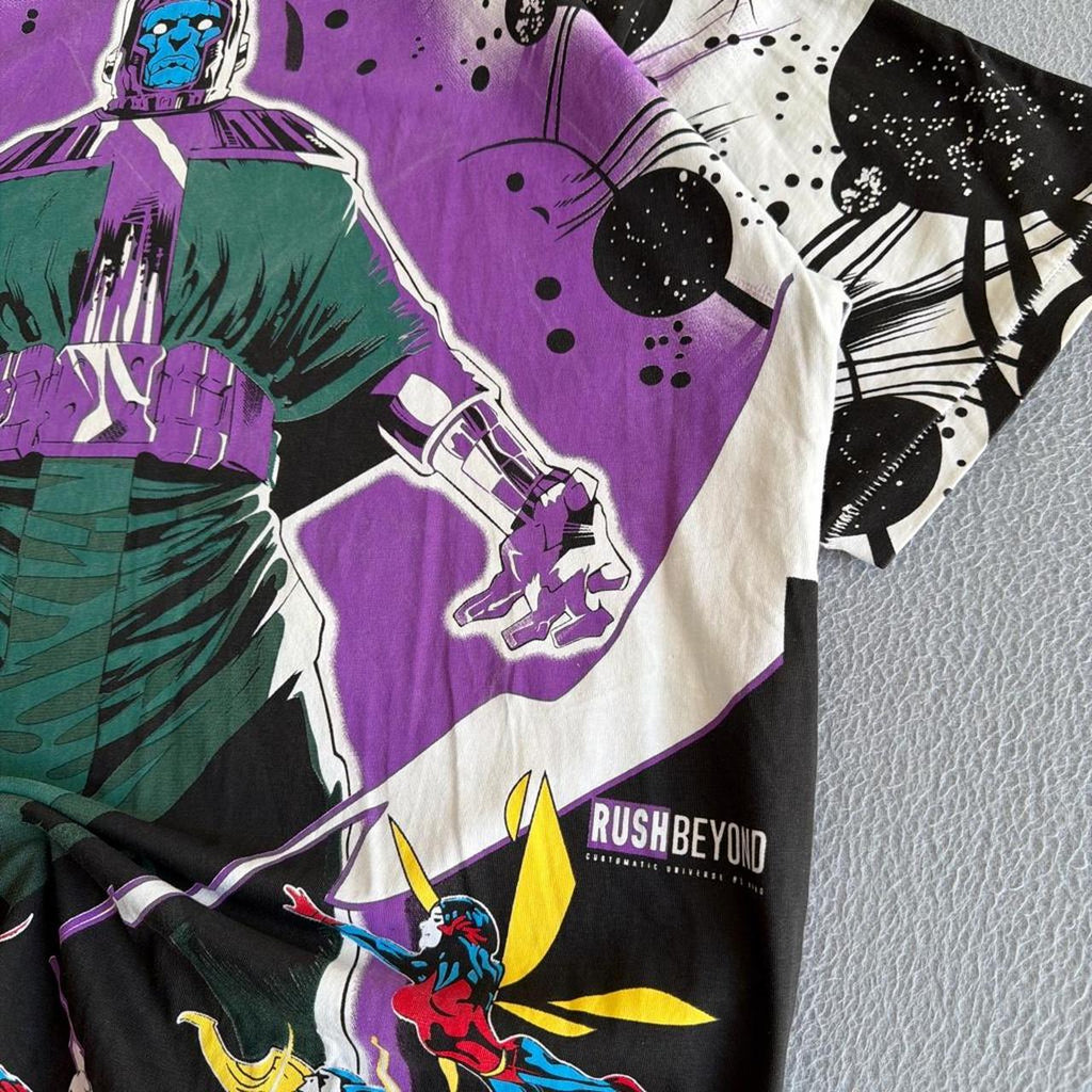 Kang vs Avengers AOP front zoom