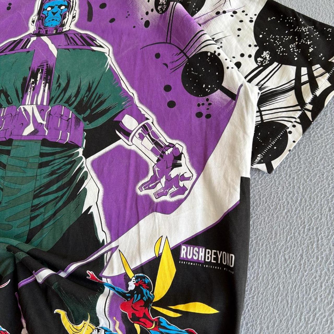 Kang vs Avengers AOP front zoom