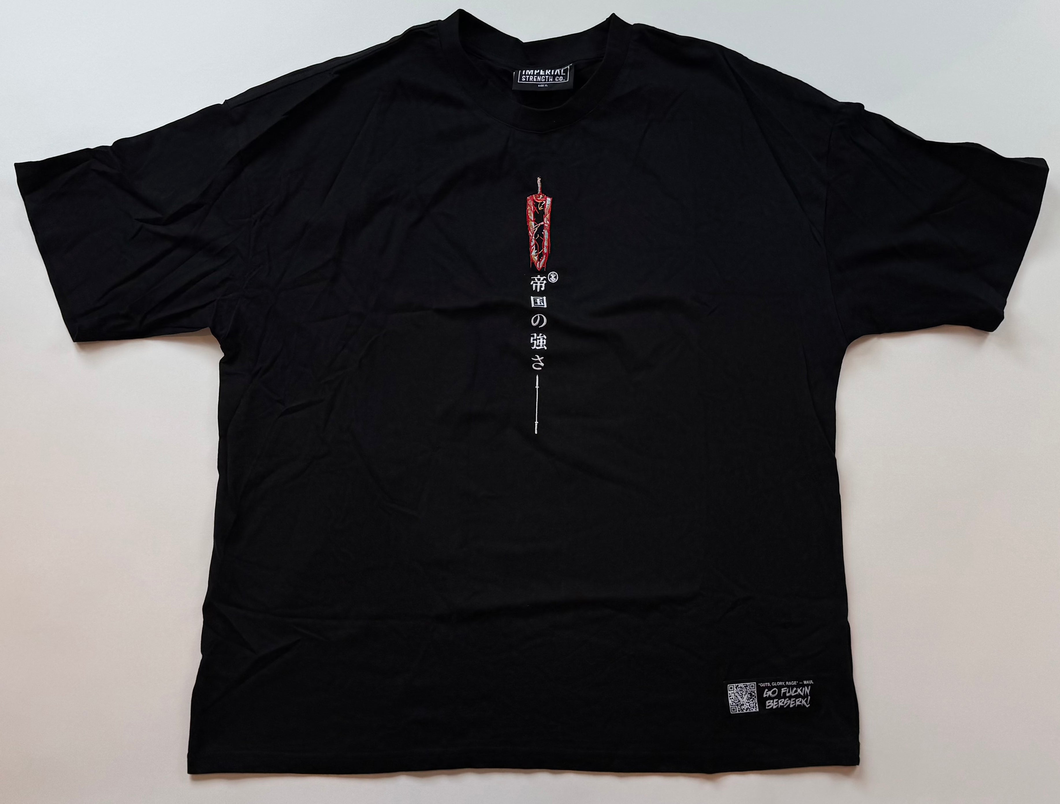 Berserk - Knight Soldier - Embroidered, Puff-Print Ink - T-Shirt - 4XL