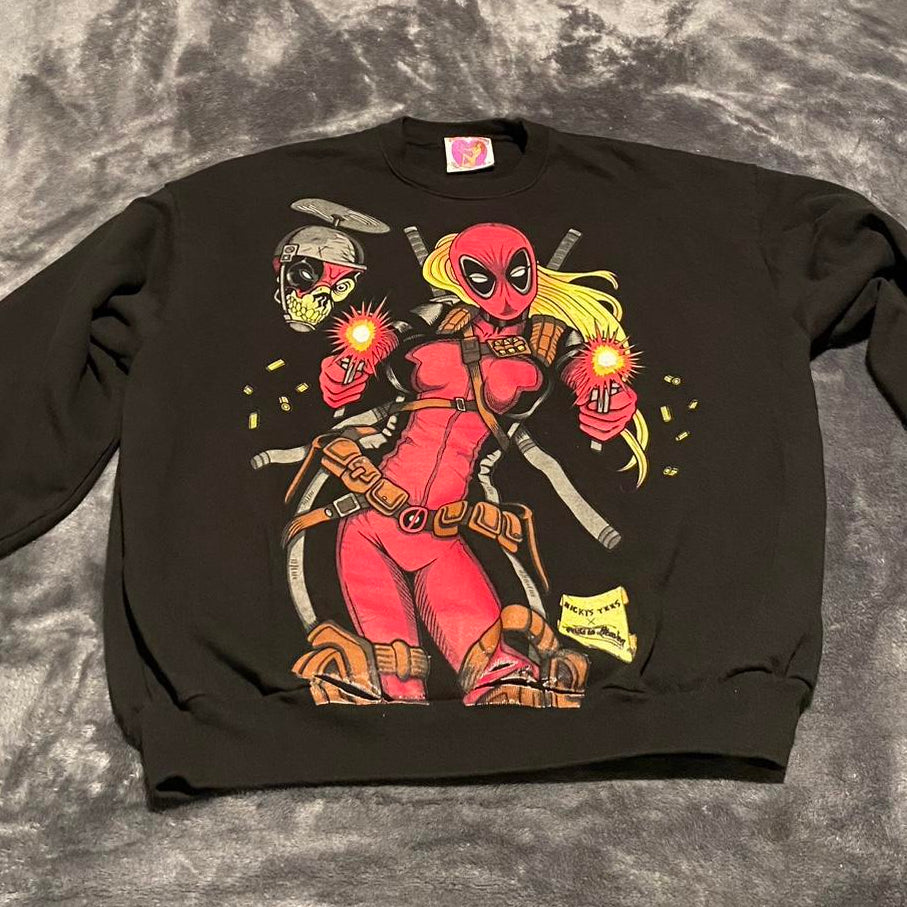 Lady Deadpool sweatshirt front