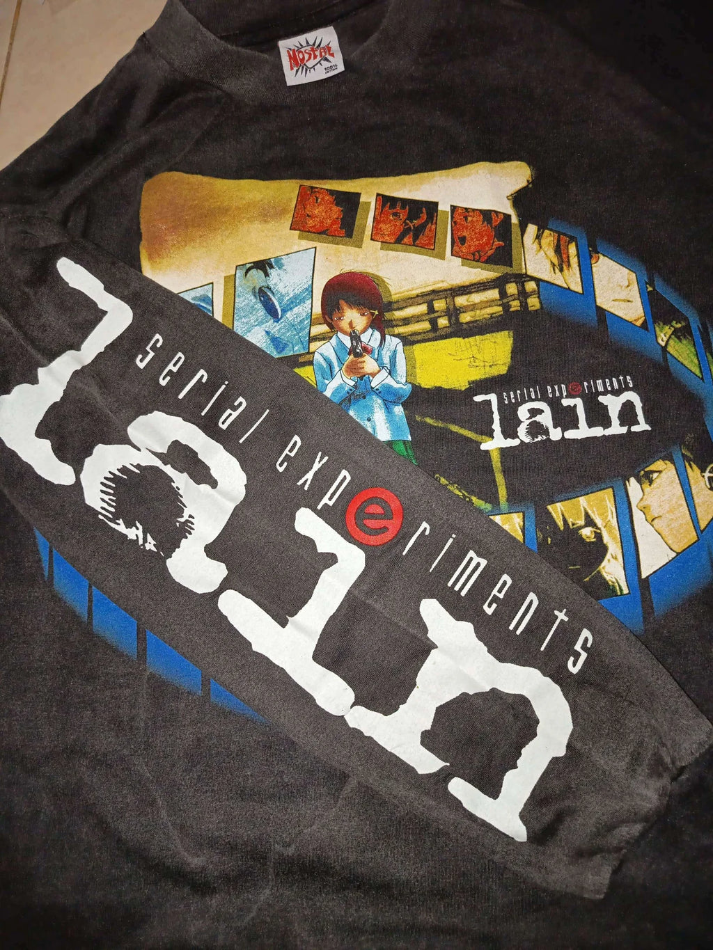 Lain - Faded Black Longsleeve Shirt sleeve
