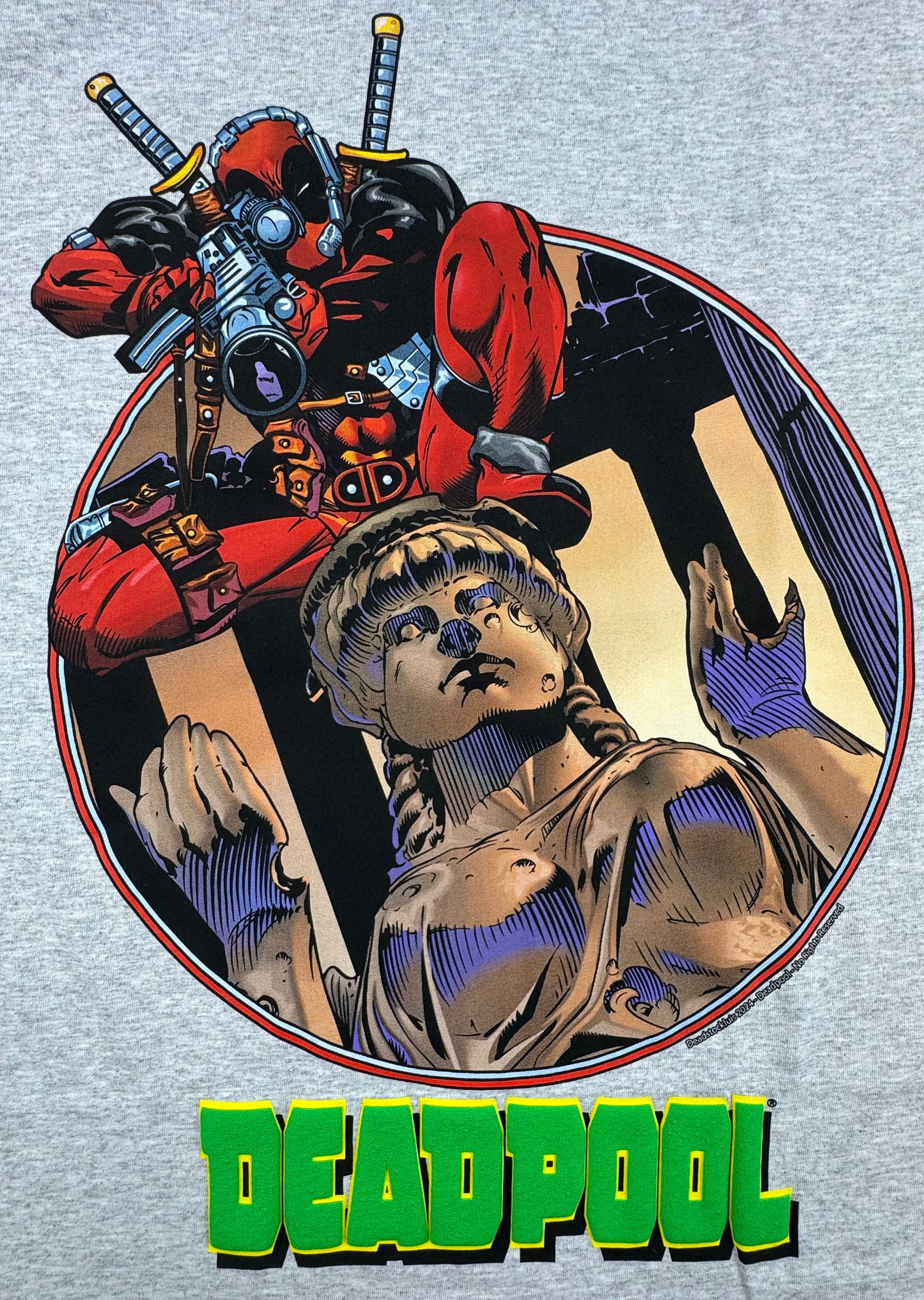 Marvel - Deadpool -  Puff Print logo Front Zoom