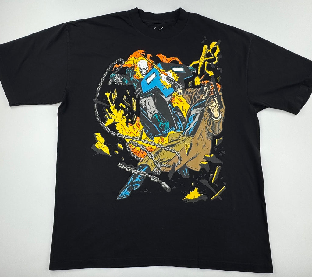 Marvel - Ghost Rider Puff Print logo (back) Front