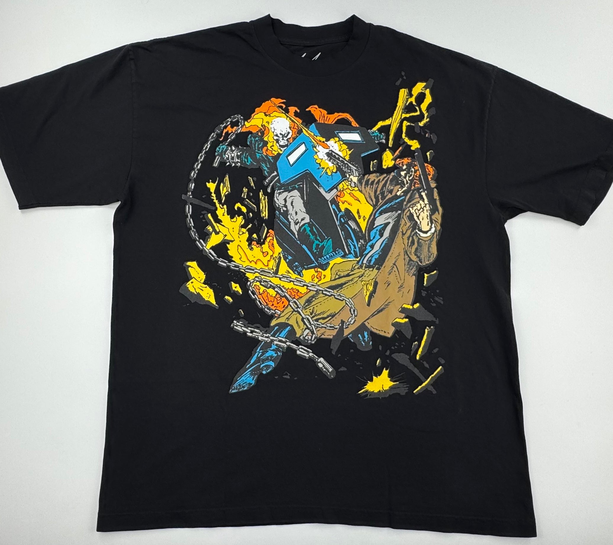 Marvel - Ghost Rider Puff Print logo (back) Front