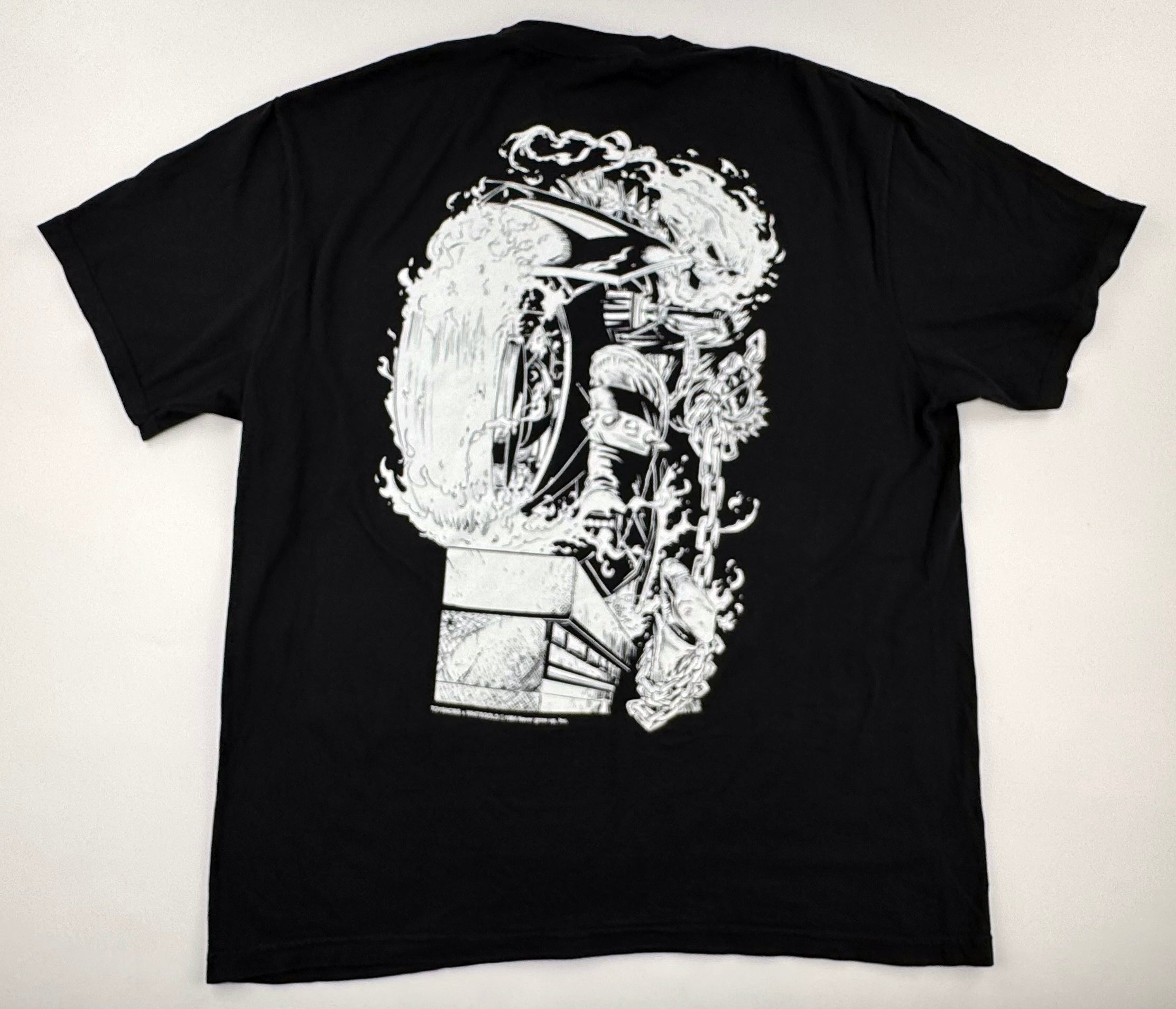 Marvel - Ghost Rider flaming skull embroidered Back 