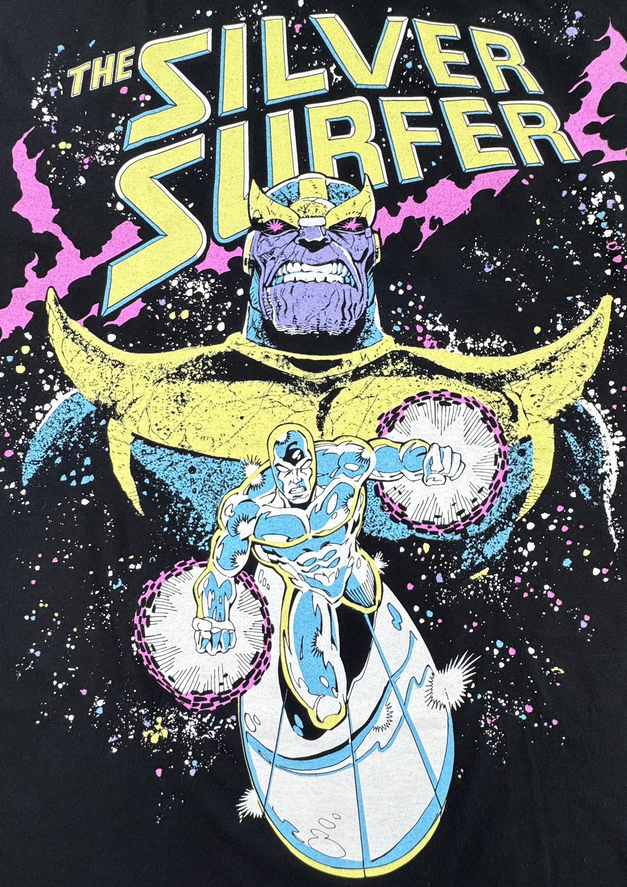 Marvel - Silver Surfer and Thanos Front Zoom