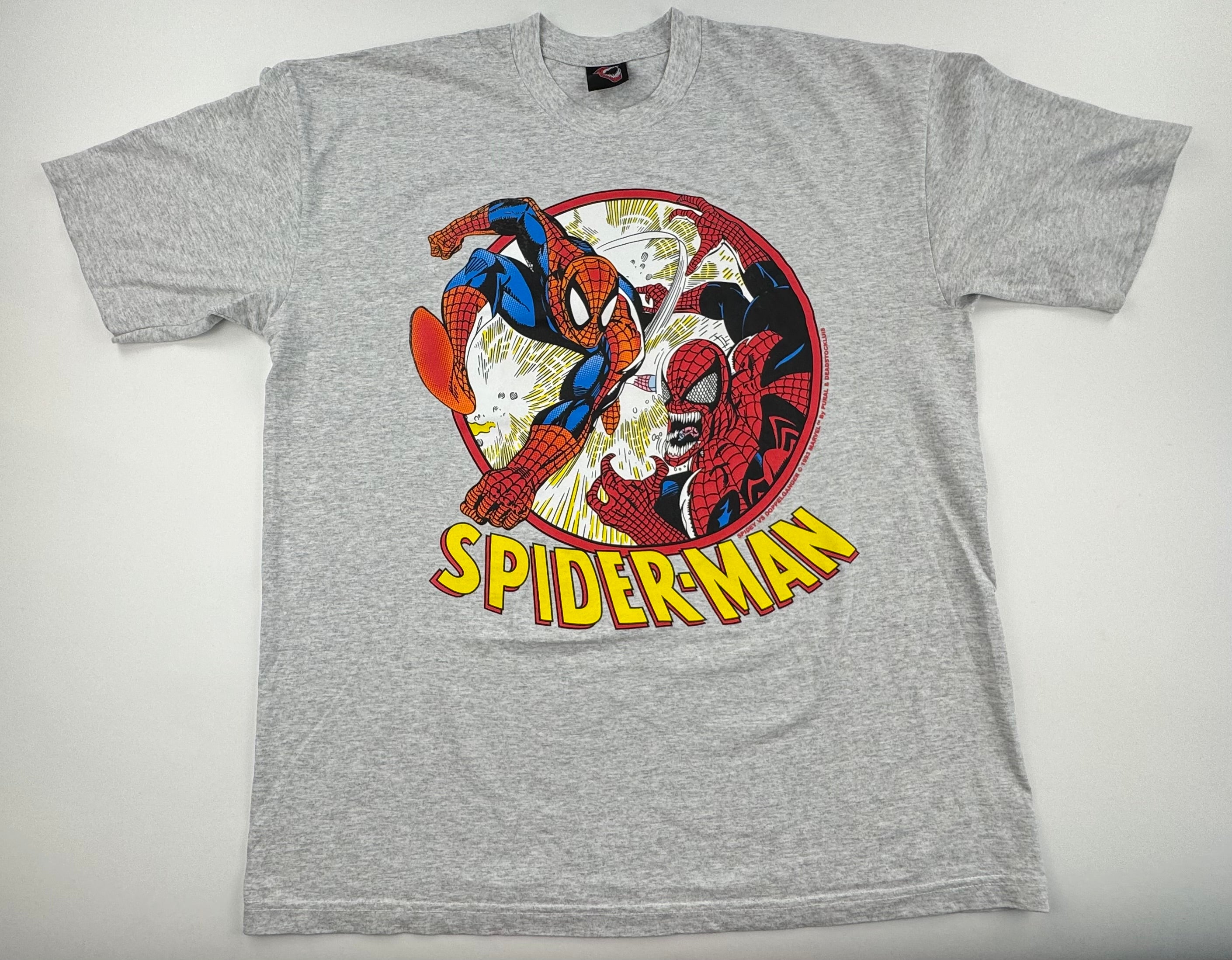 Marvel - Spider-Man vs Doppelganger - gray XL Front