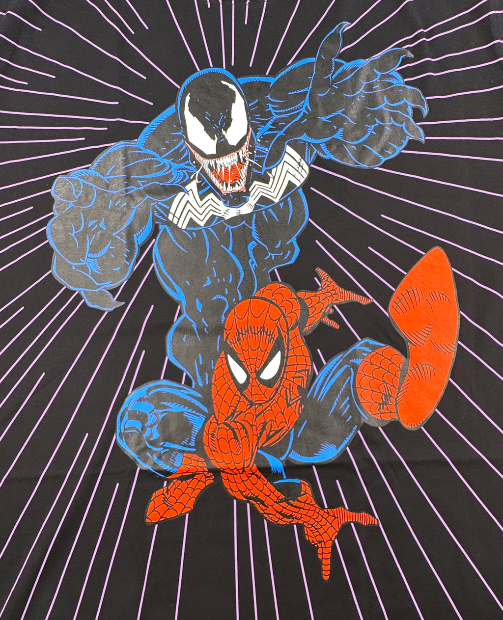 Marvel - Spider-Man vs Venon Purple web Front Zoom
