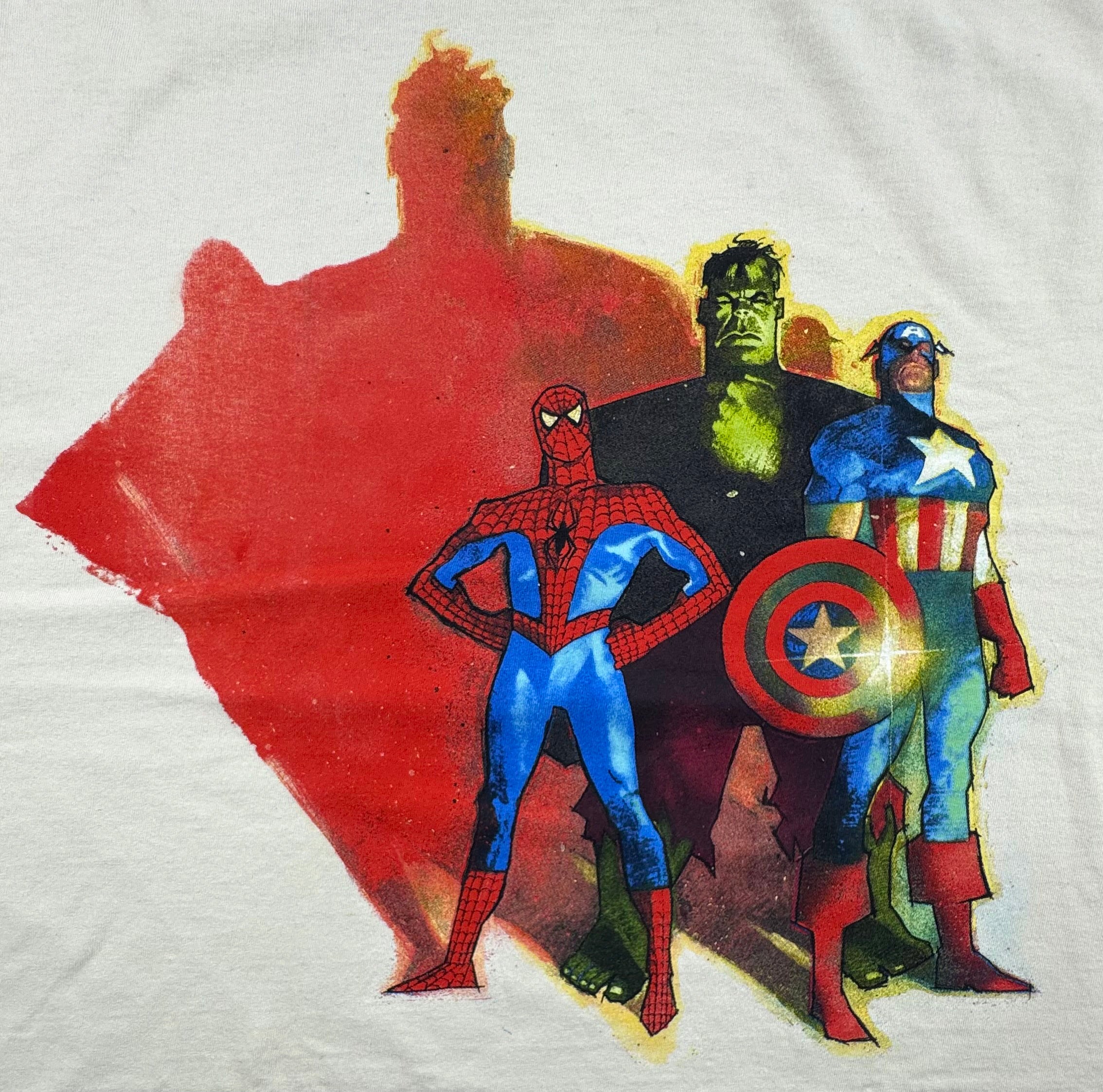 Marvel - Superheroes - Spider-Man Hulk Captain America Front Zoom