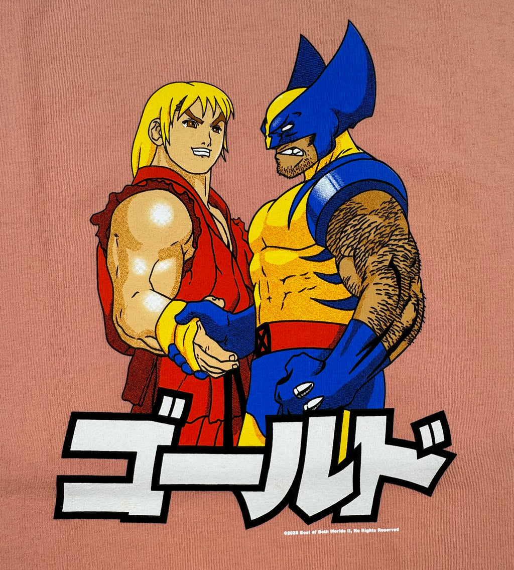 Marvel - X-Men Street Fighter - Wolverini and Ken - salmon Front Zoom