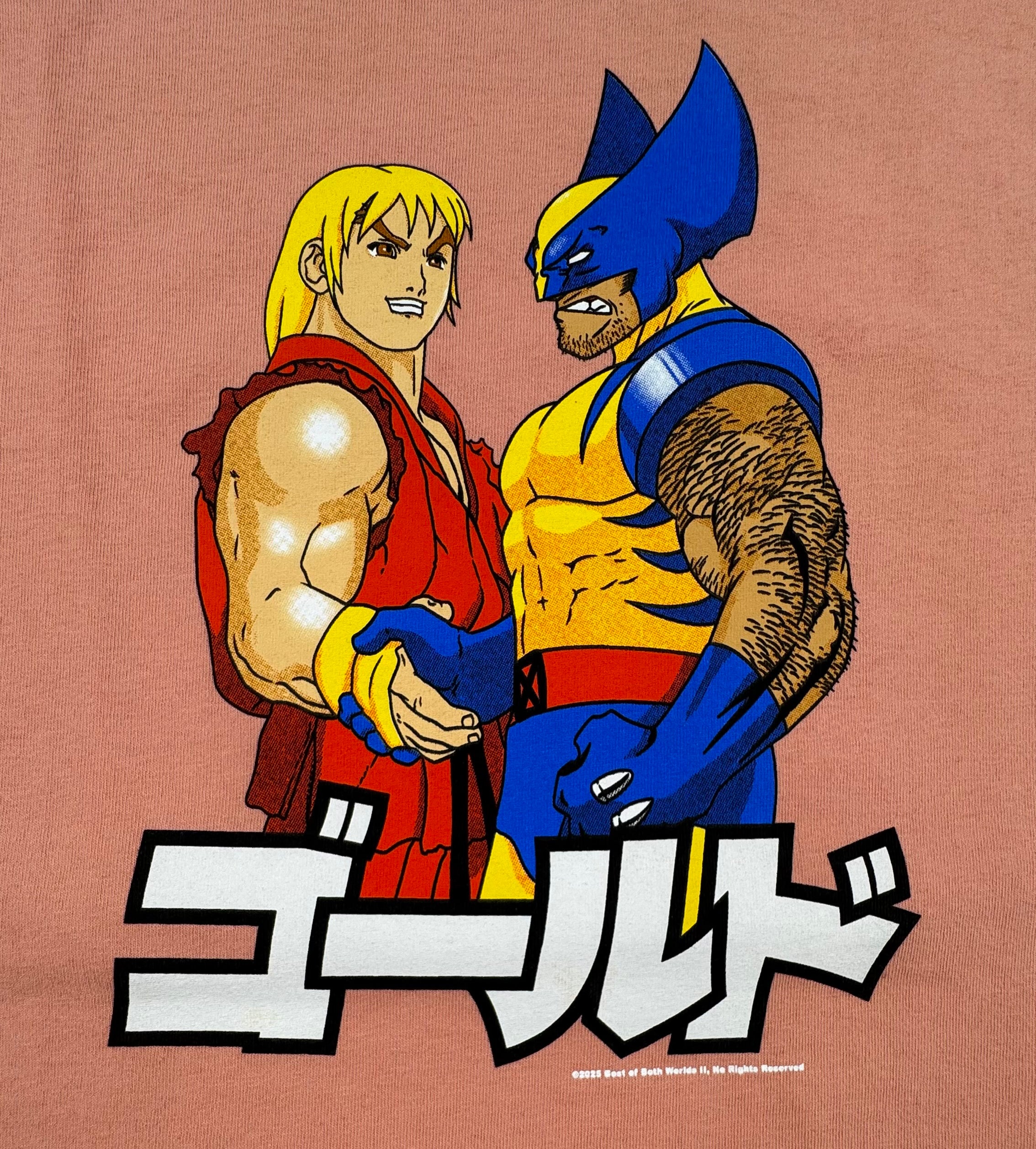 Marvel - X-Men Street Fighter - Wolverini and Ken - salmon Front Zoom