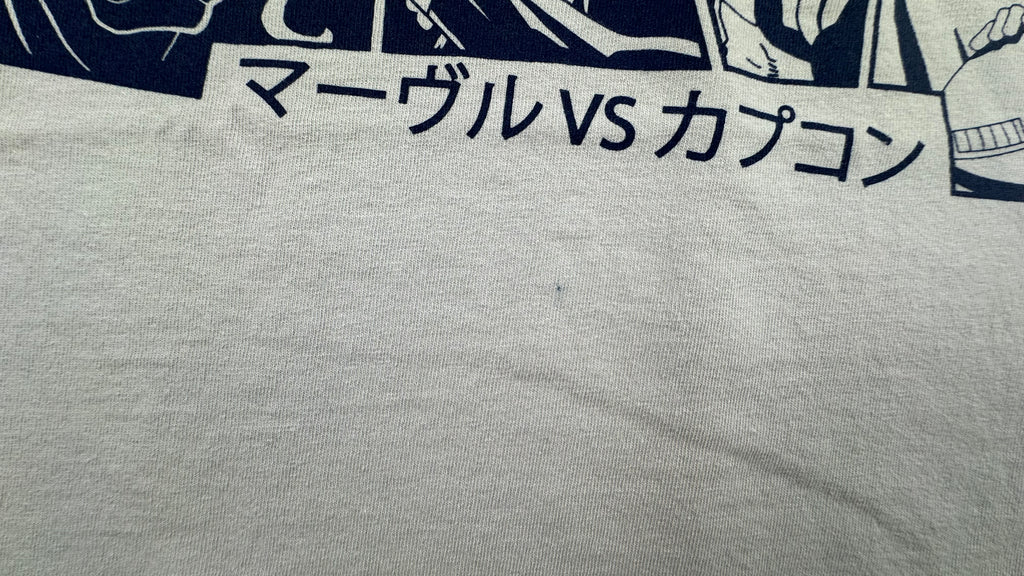 Marvel vs Capcom - Manga Panel - gray XL Damage