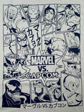 Marvel vs Capcom - Manga Panel - gray XL Front Zoom