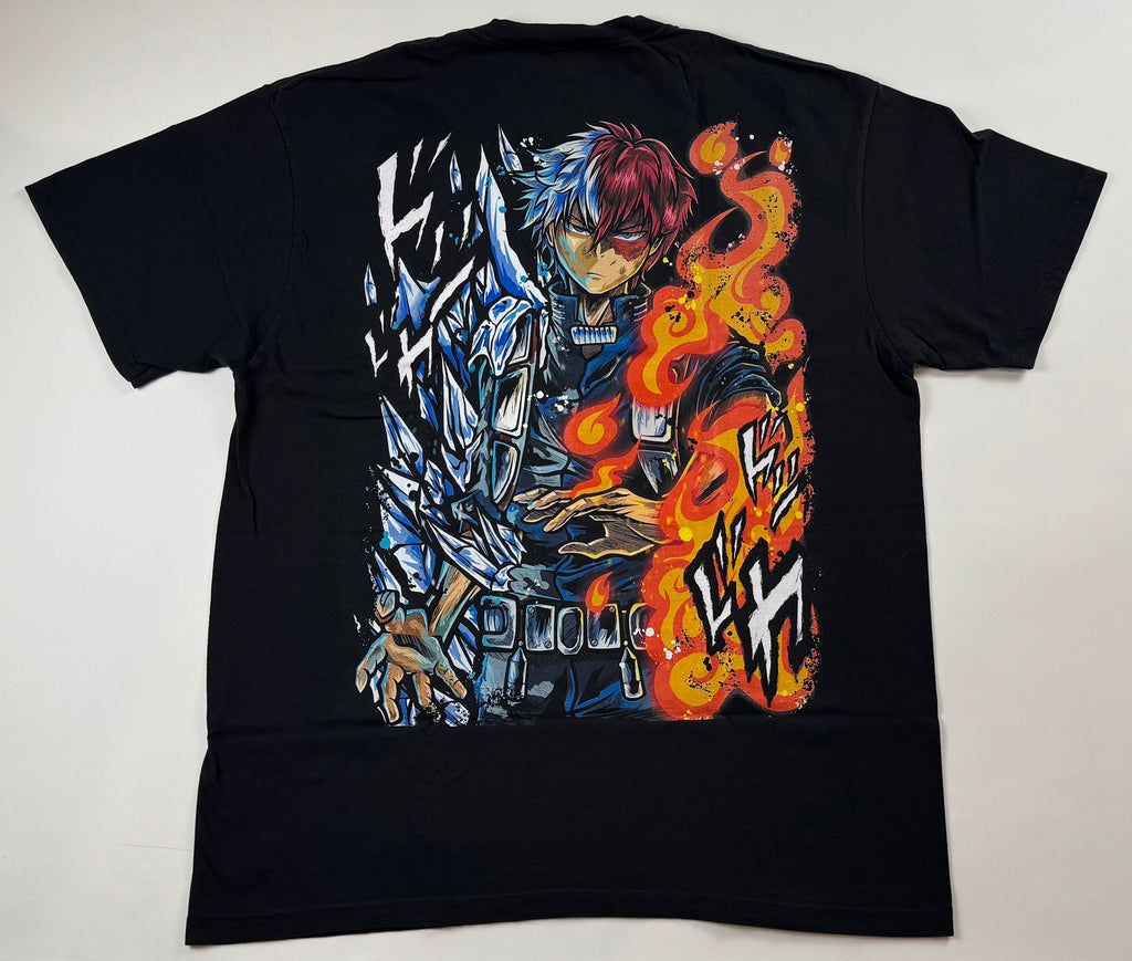 My Hero Academia - Shoto Todoroki - Half Cold, Half Hot T-Shirt - XL