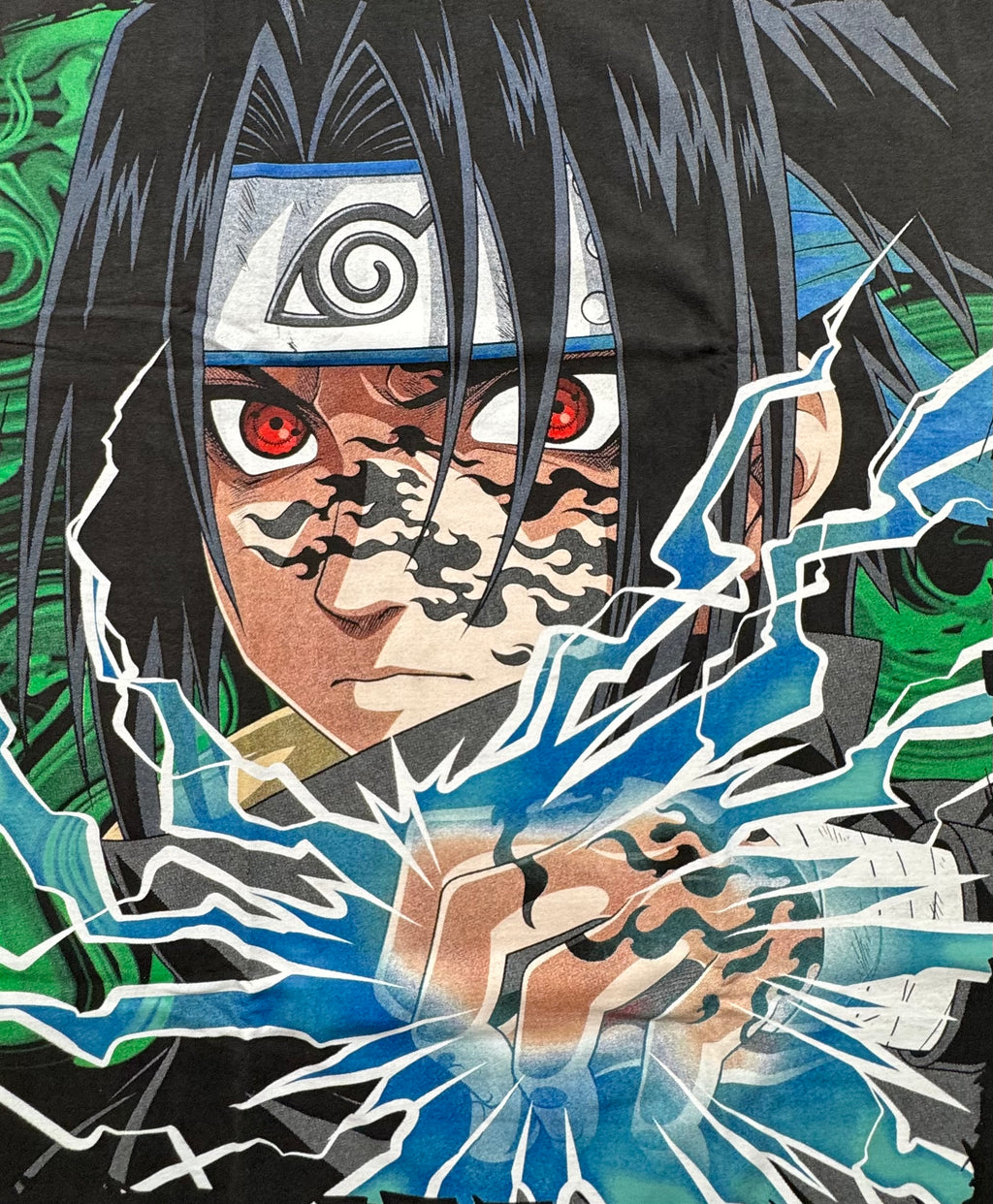 Naruto - Sasuke Uchiha - Chidori vs Gaara - T-Shirt - XL