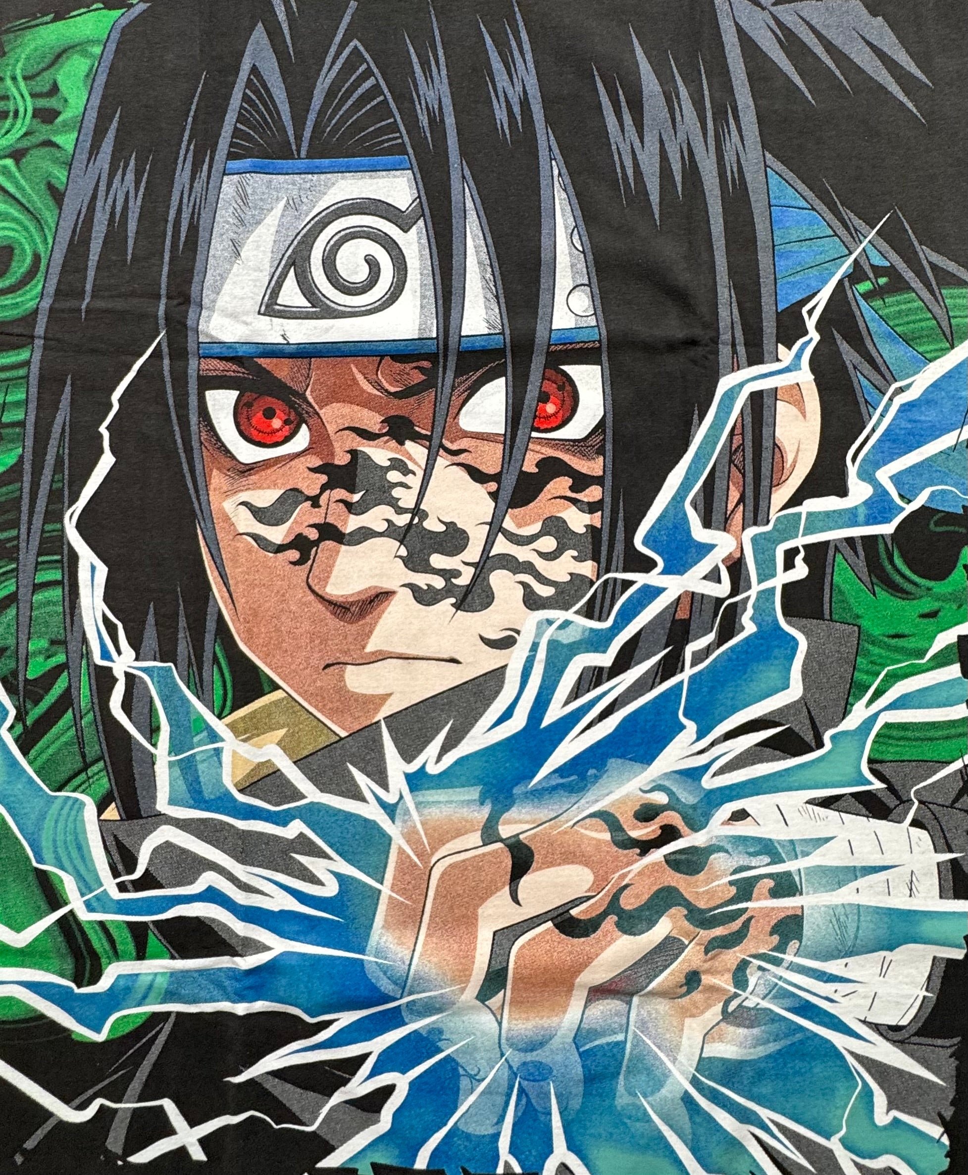 Naruto - Sasuke Uchiha - Chidori vs Gaara - T-Shirt - XL
