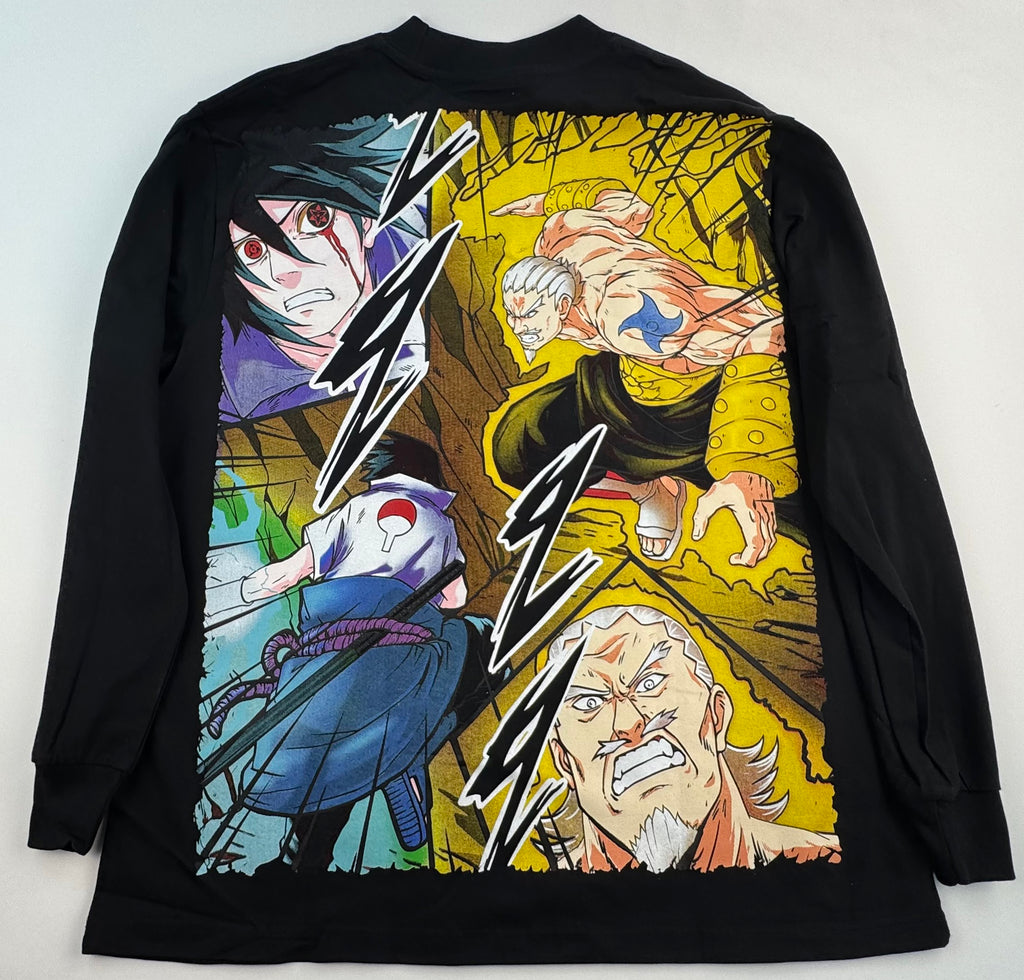 Naruto -  Sasuke Uchiha Bigface - T-Shirt - XL