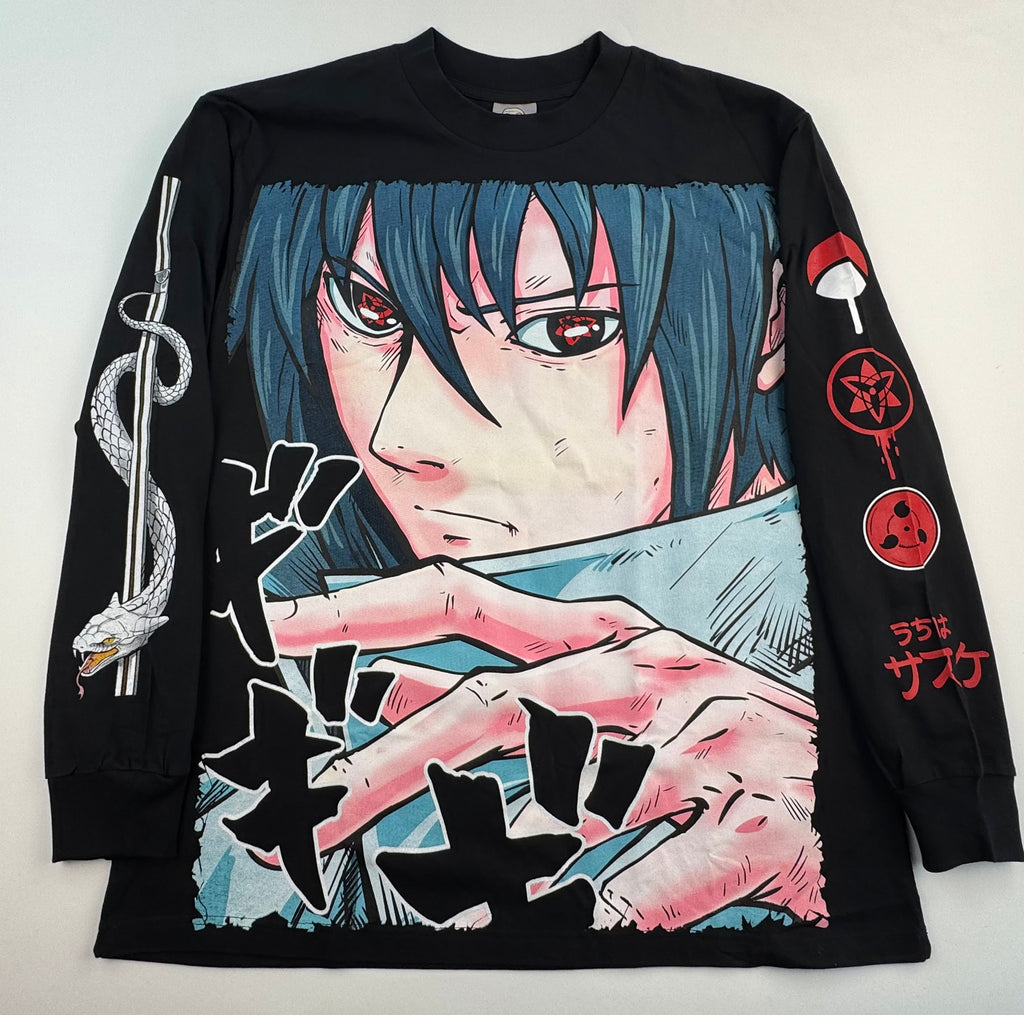 Naruto -  Sasuke Uchiha Bigface - T-Shirt - XL