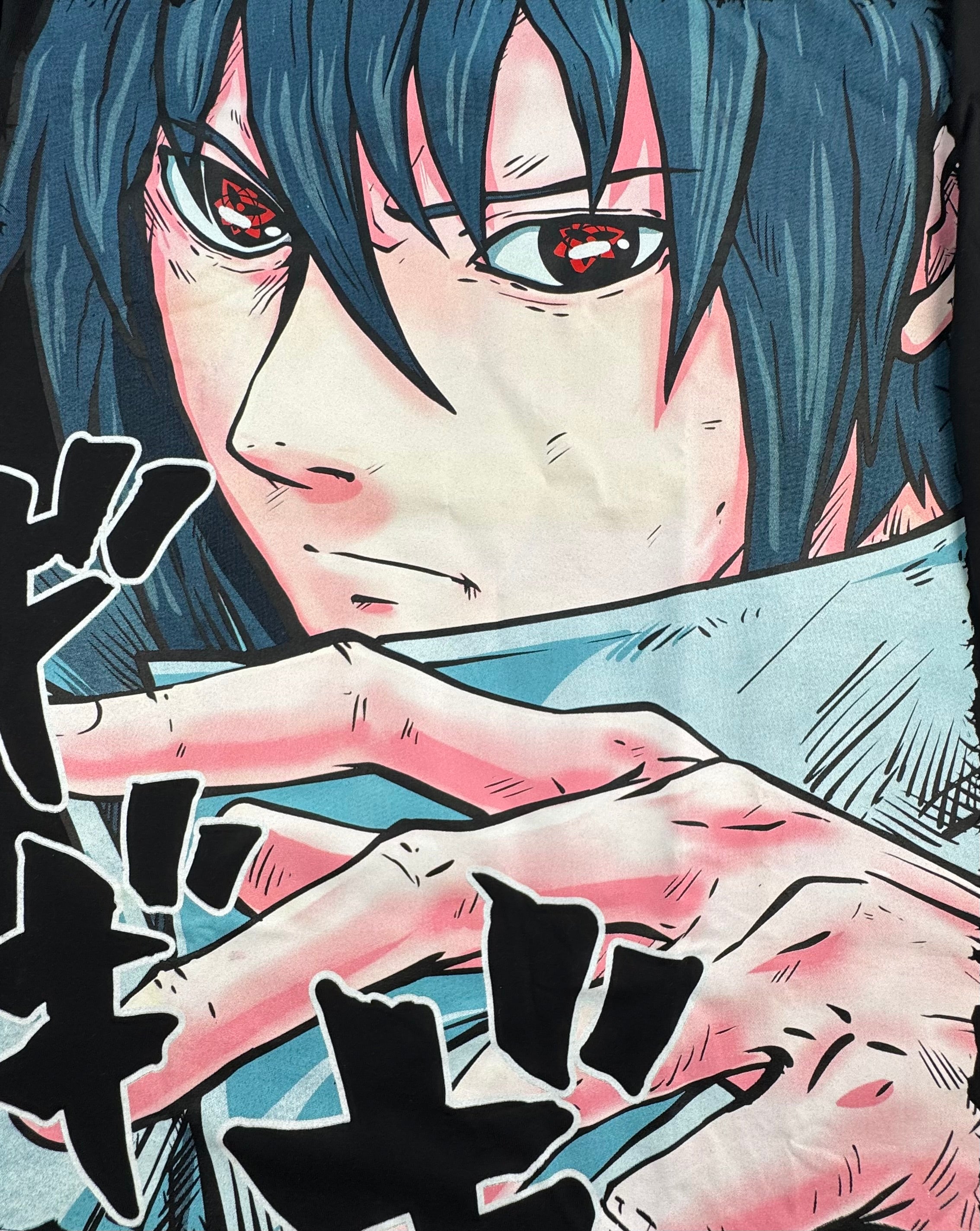 Naruto -  Sasuke Uchiha Bigface - T-Shirt - XL