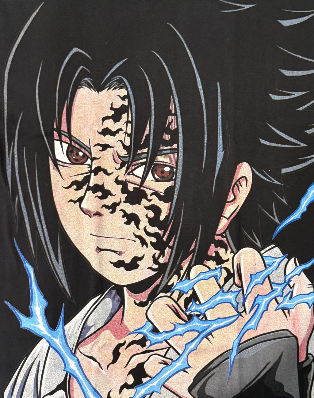 Naruto - Sasuke Uchiha - Cursed Bigface frown - XL