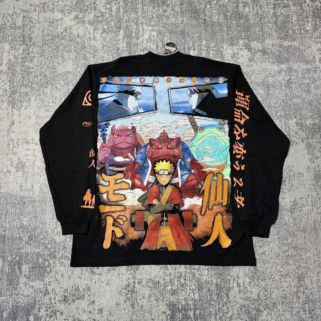 Naruto - Bigface Whiskers - Longsleeve Shirt back