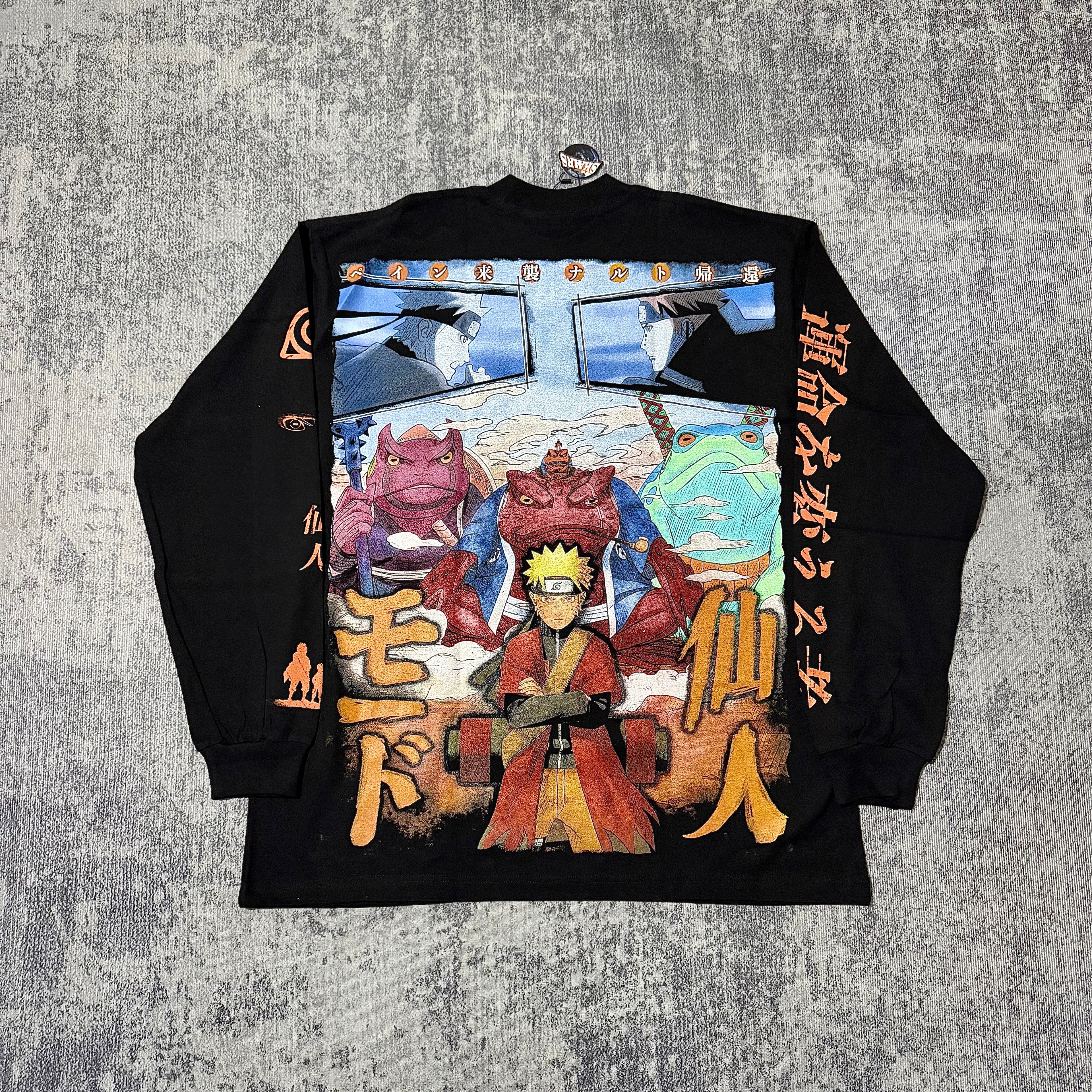 Naruto - Bigface Whiskers - Longsleeve Shirt back